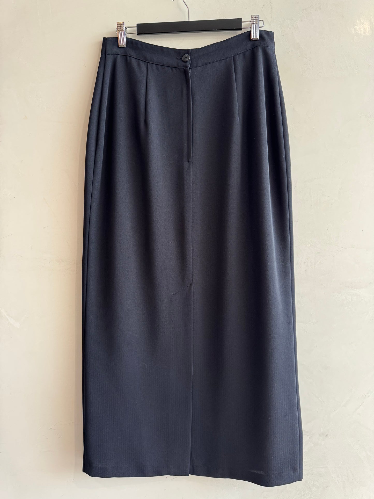 Vintage Katie’s Navy Maxi Split Skirt - size 14