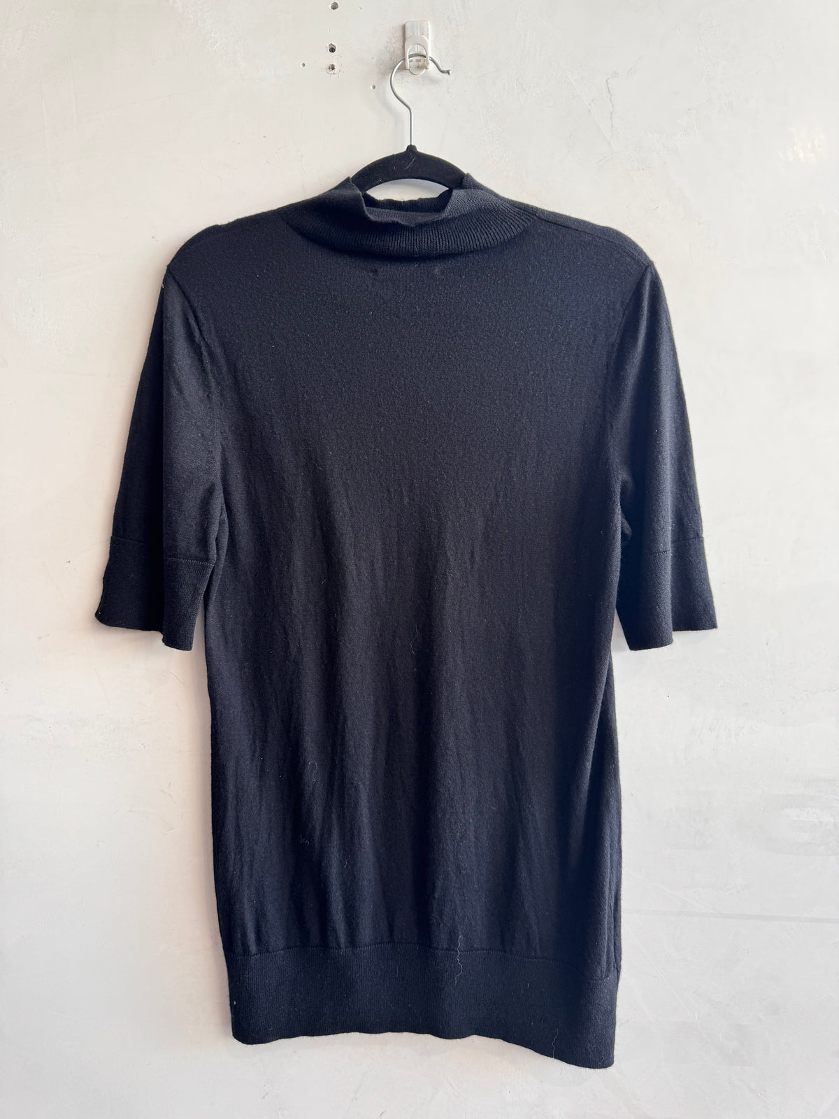 Country Road Black Wool Silk Knit - size L