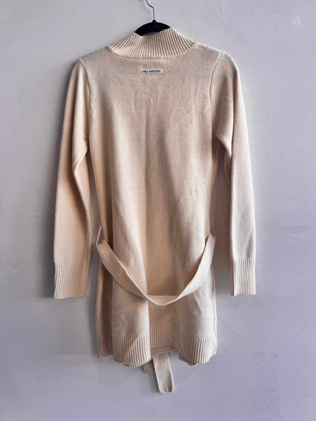 Vintage Billabong Cream Long Cardigan - size 12