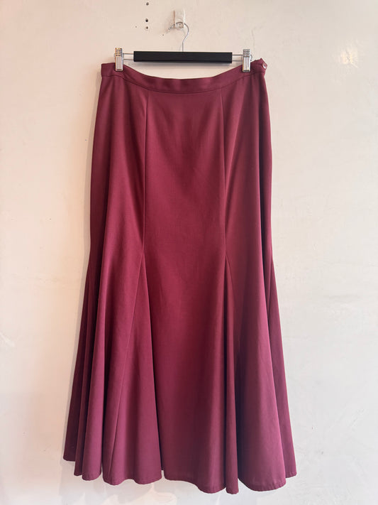 Chelsea Design Red Maxi Skirt - size 16