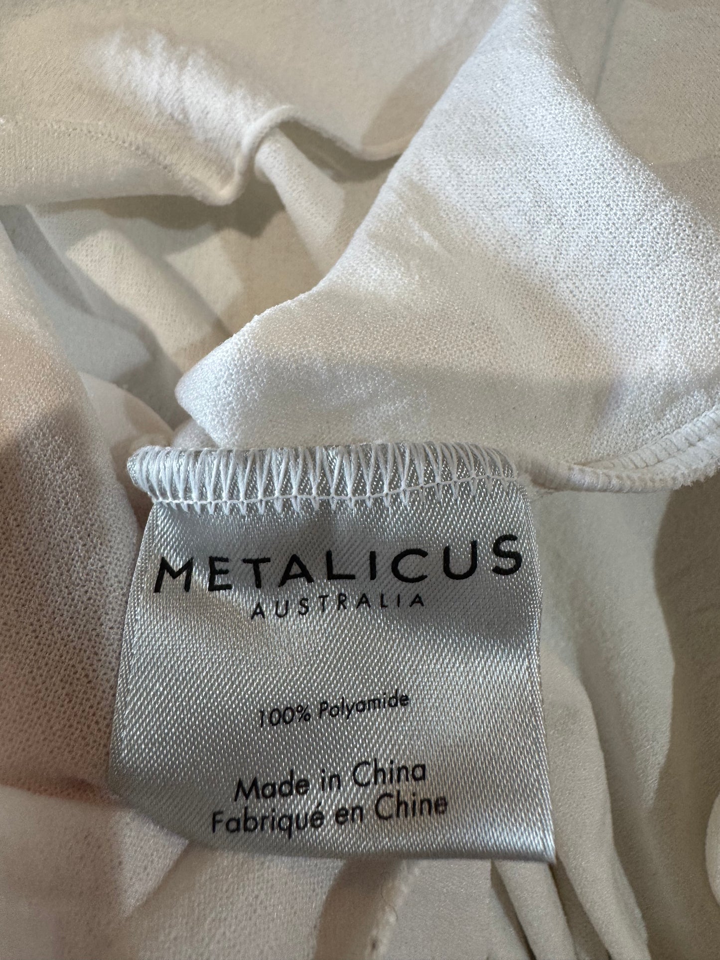 Metalicus While Long Sleeve Top -size S