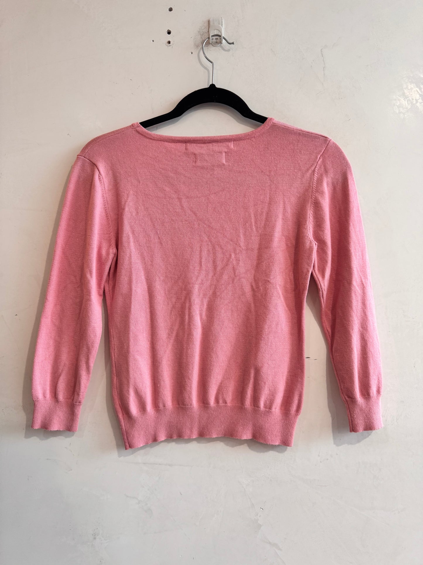 Wheels & DollBaby pink knit top - size 8