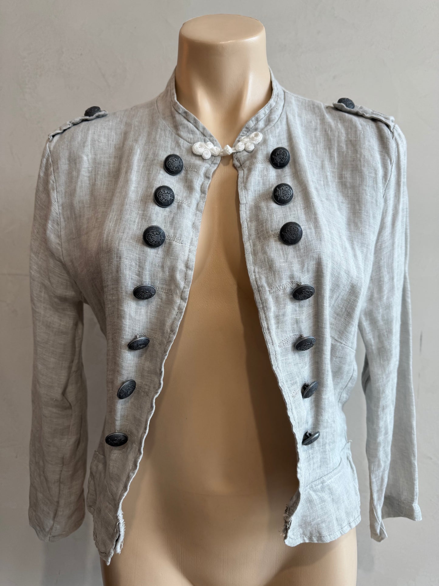 Italian Closet Napoleon Linen Top - size S