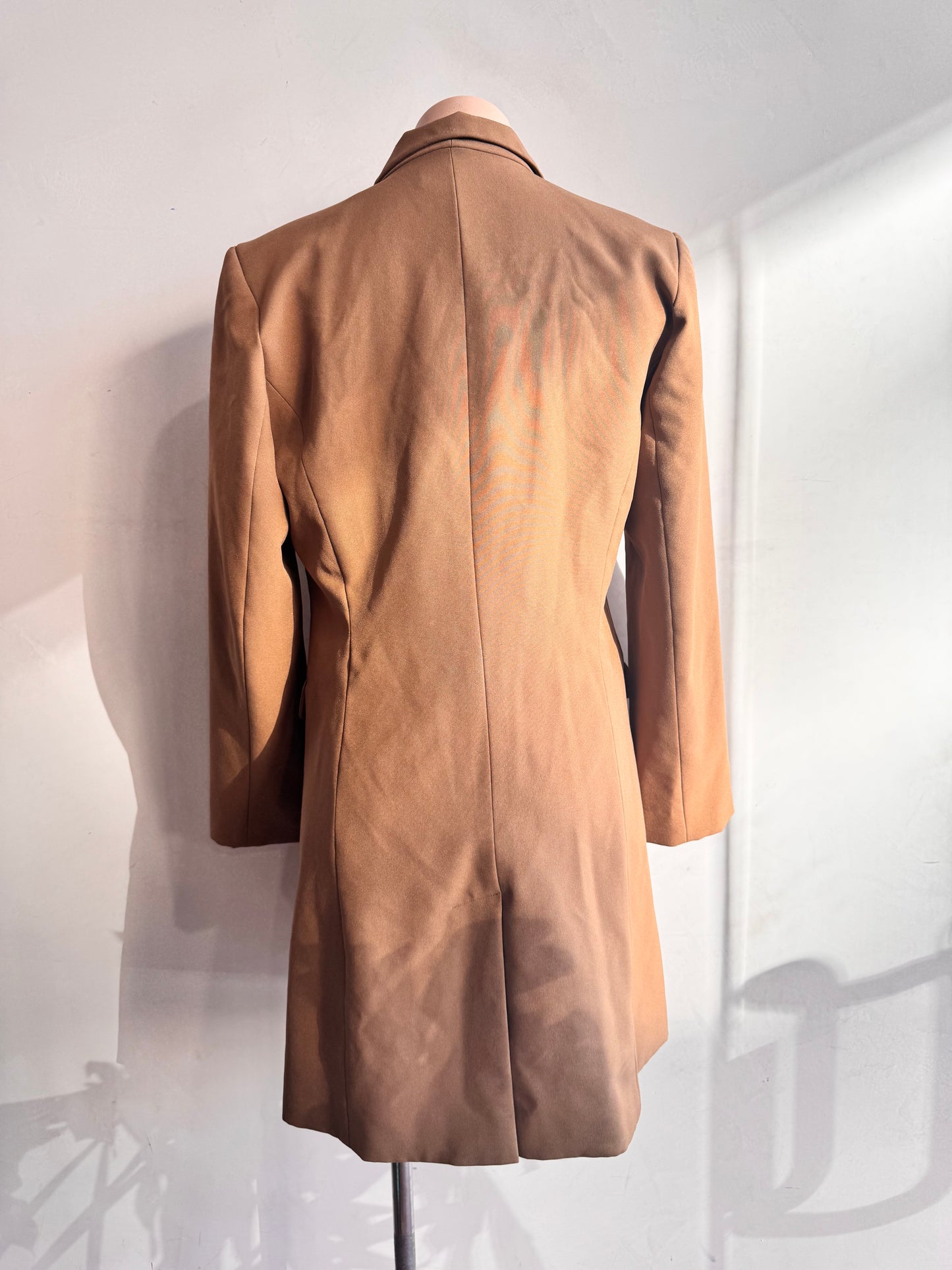 Vintage Chain Reaction beige Long Blazer - size 12