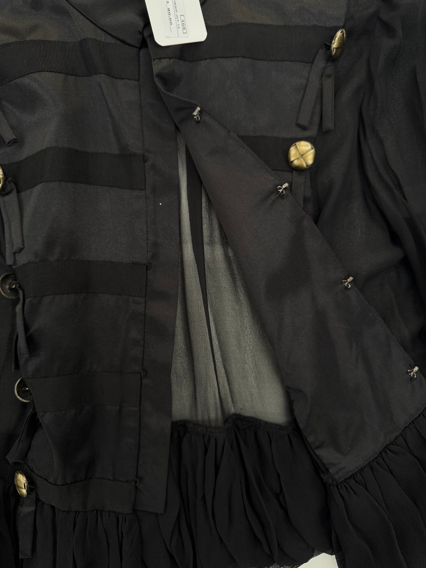 Trelise Cooper Sheer Jacket - Sz 14