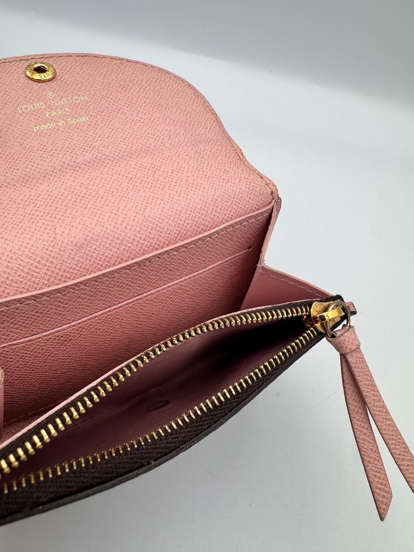 LOUIS VUITTON Damier Rosalie Pink Compact Wallet