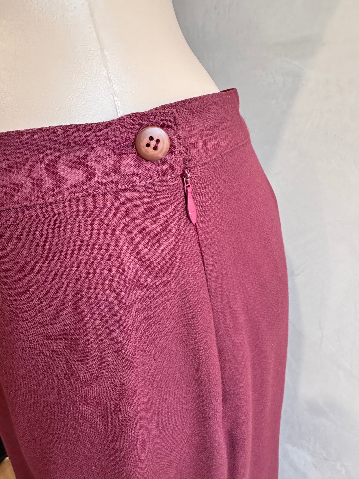 Chelsea Design Red Maxi Skirt - size 16