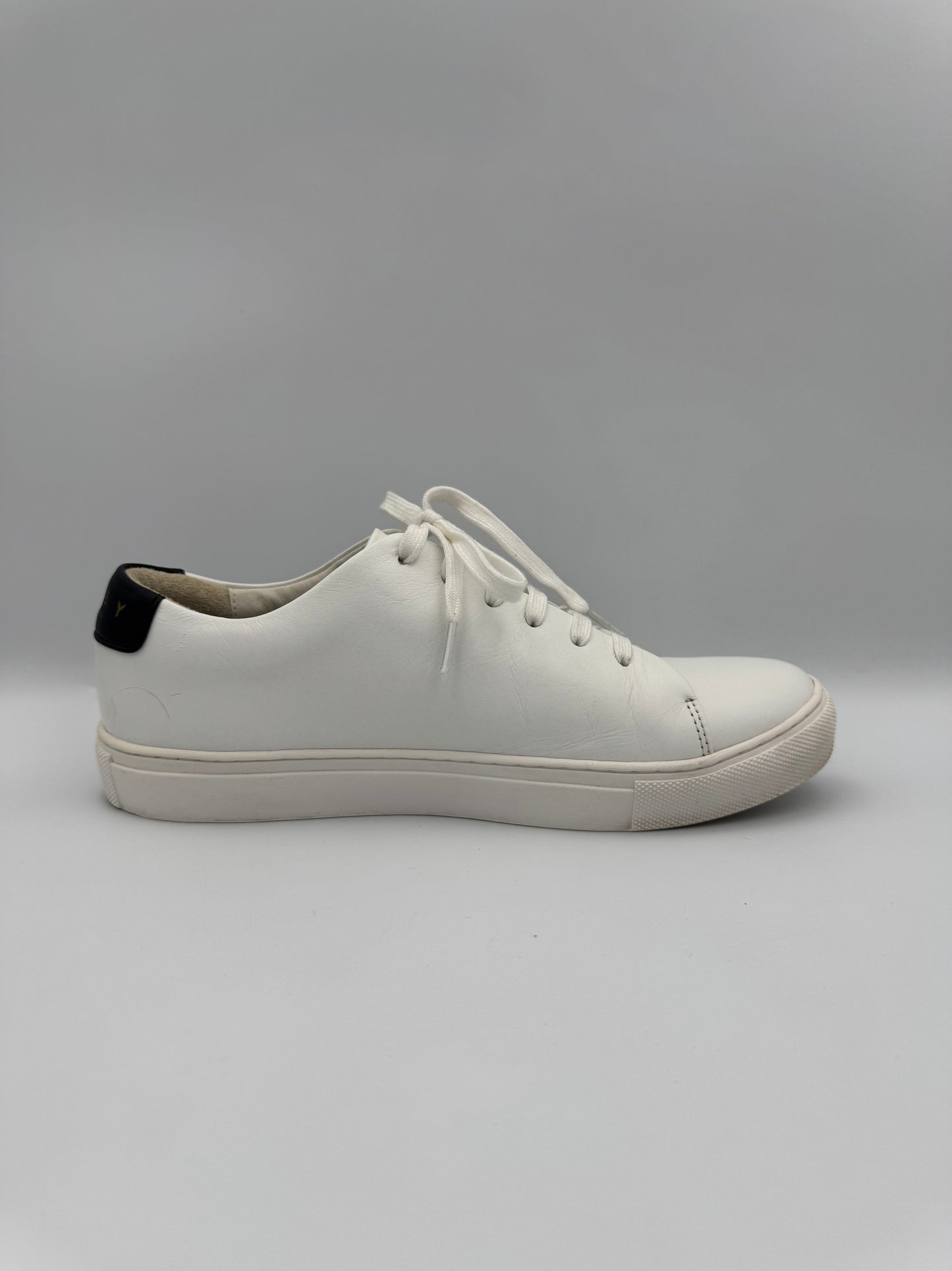 THEY NY Circle Low Profile Sneaker Size 39 White/Black