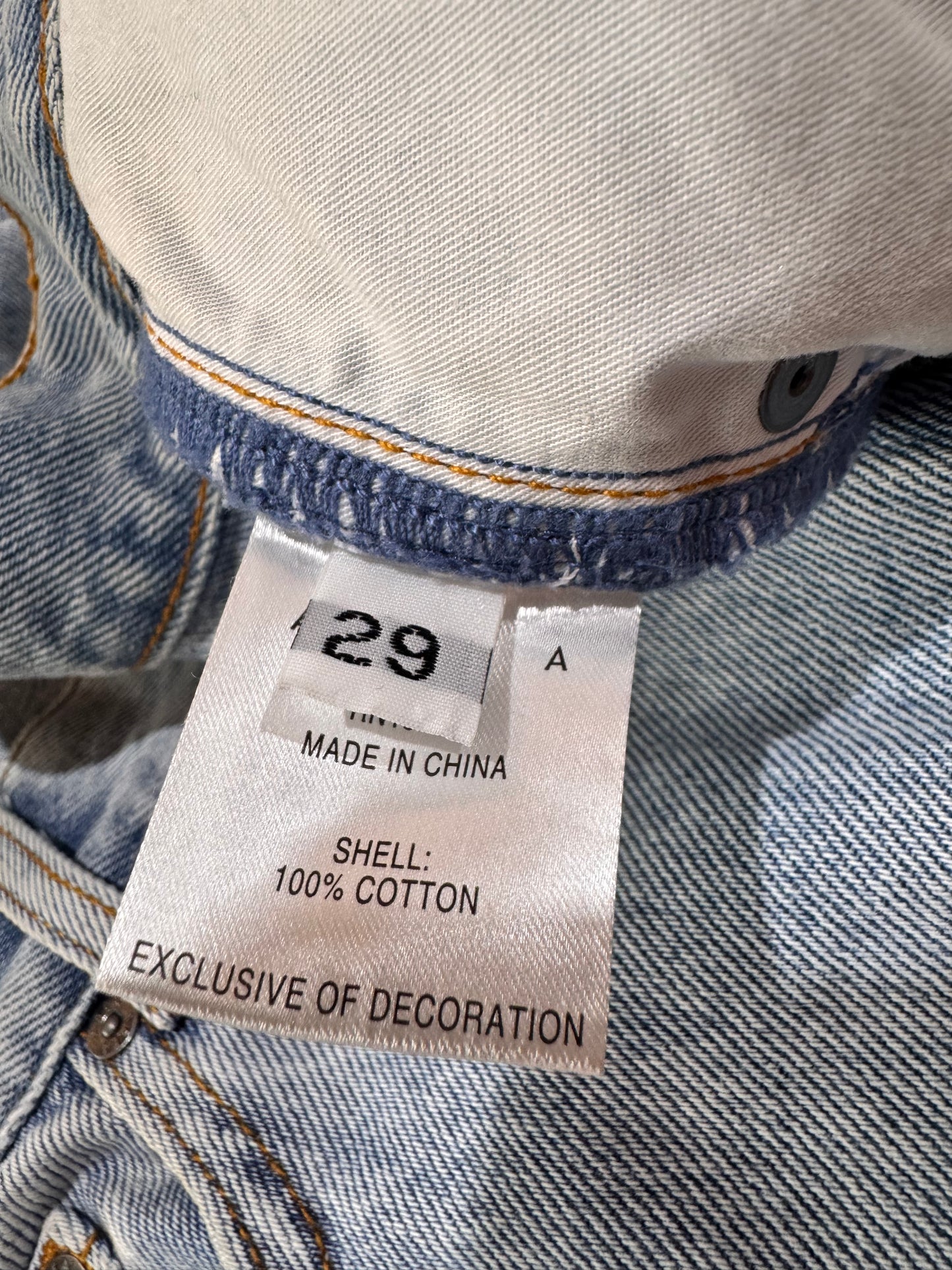 Area Jewelled Riped Jeans - size 29