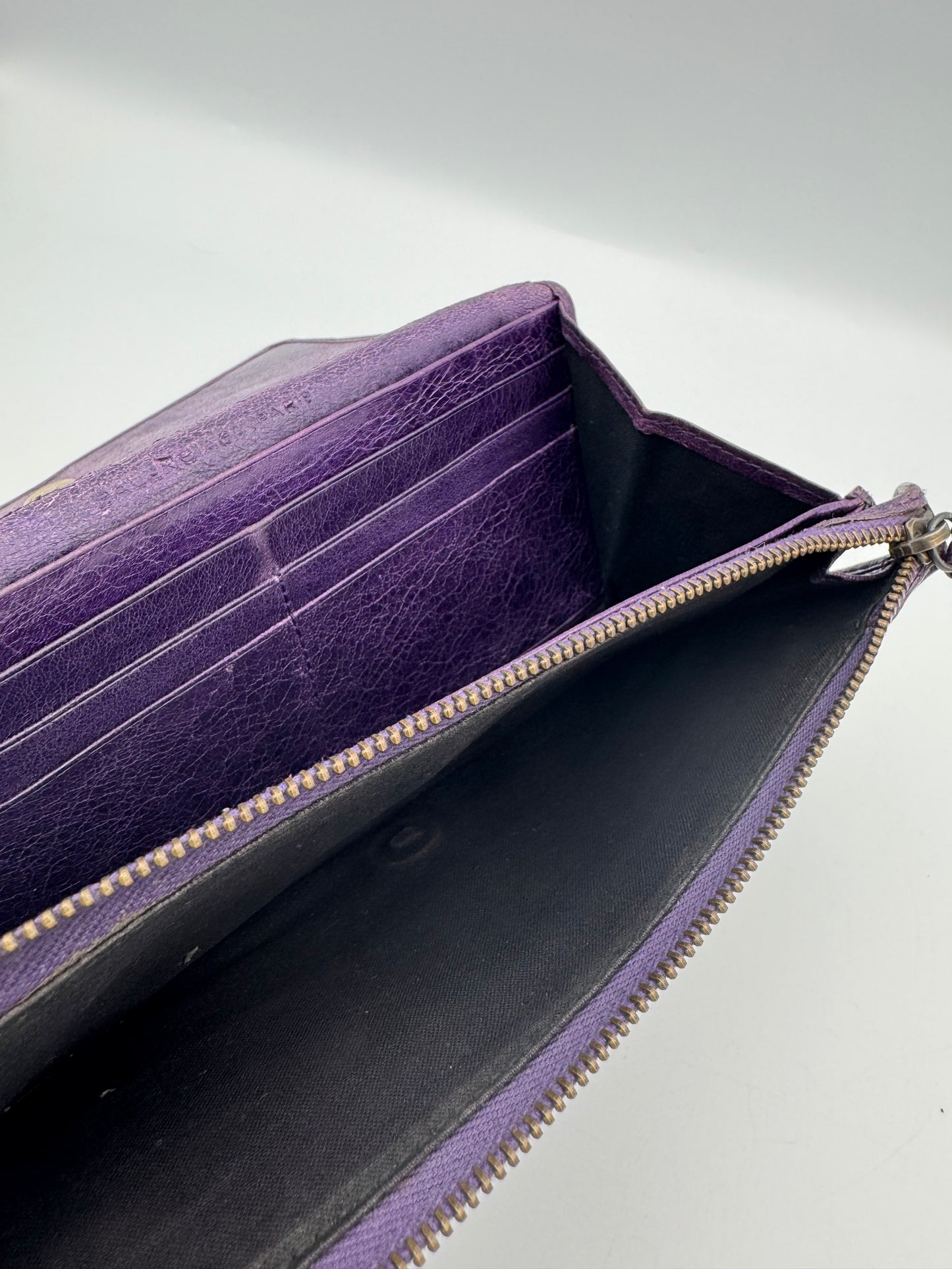 BALENCIAGA Purple Wallet