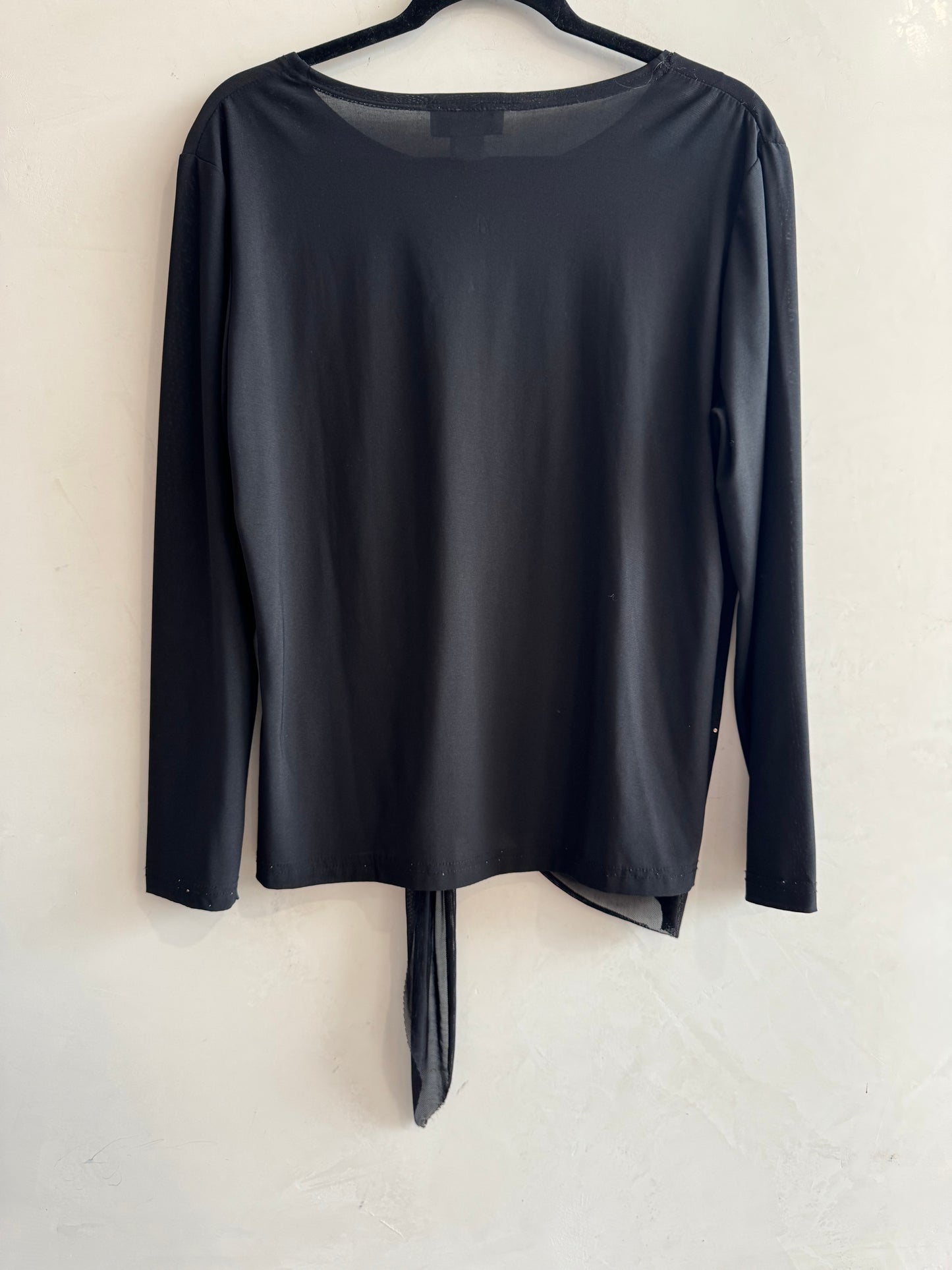 Kate Harris sequin black top - size S