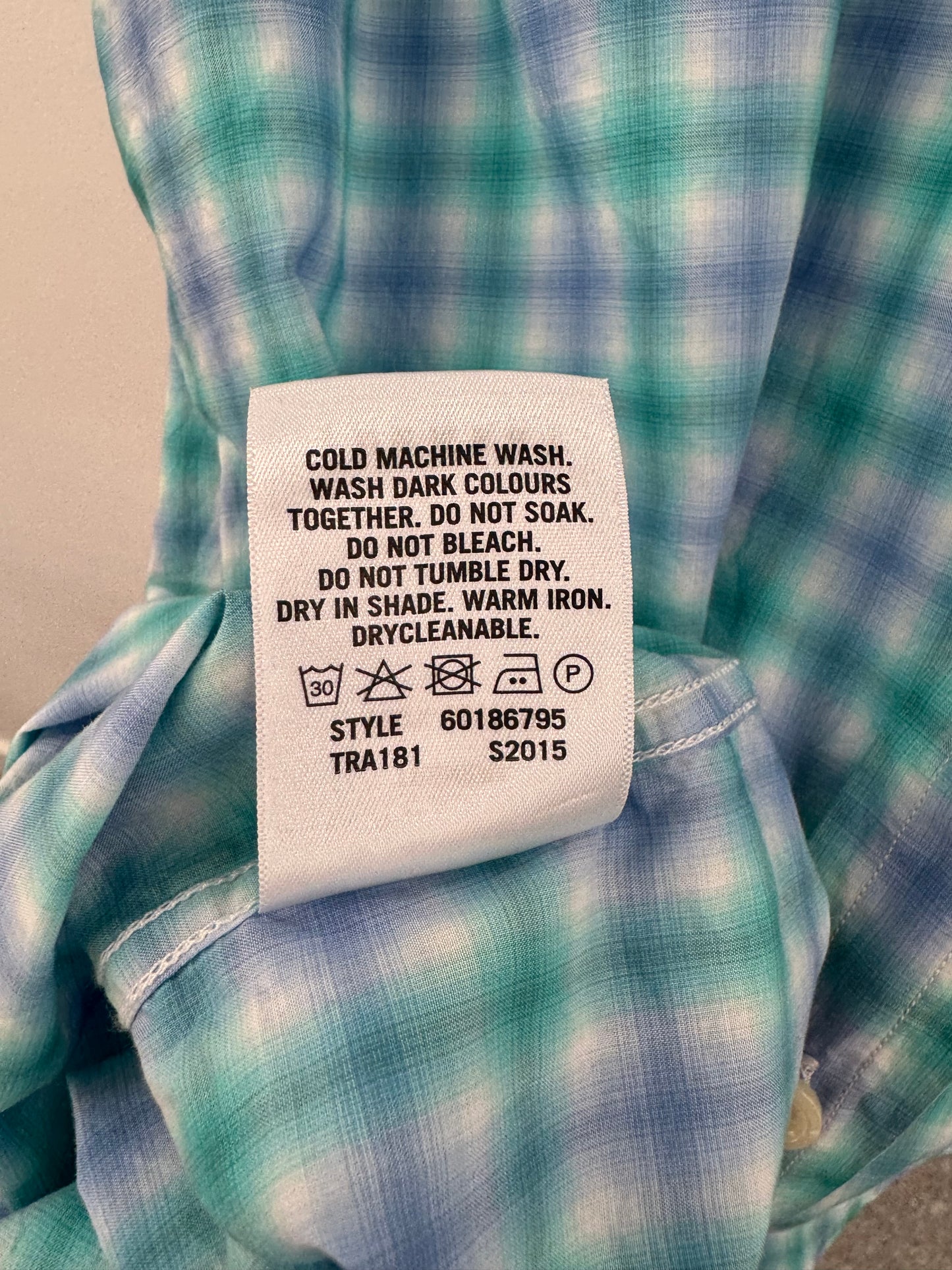 Trenery Men’s Check Shirt - Size M NWT