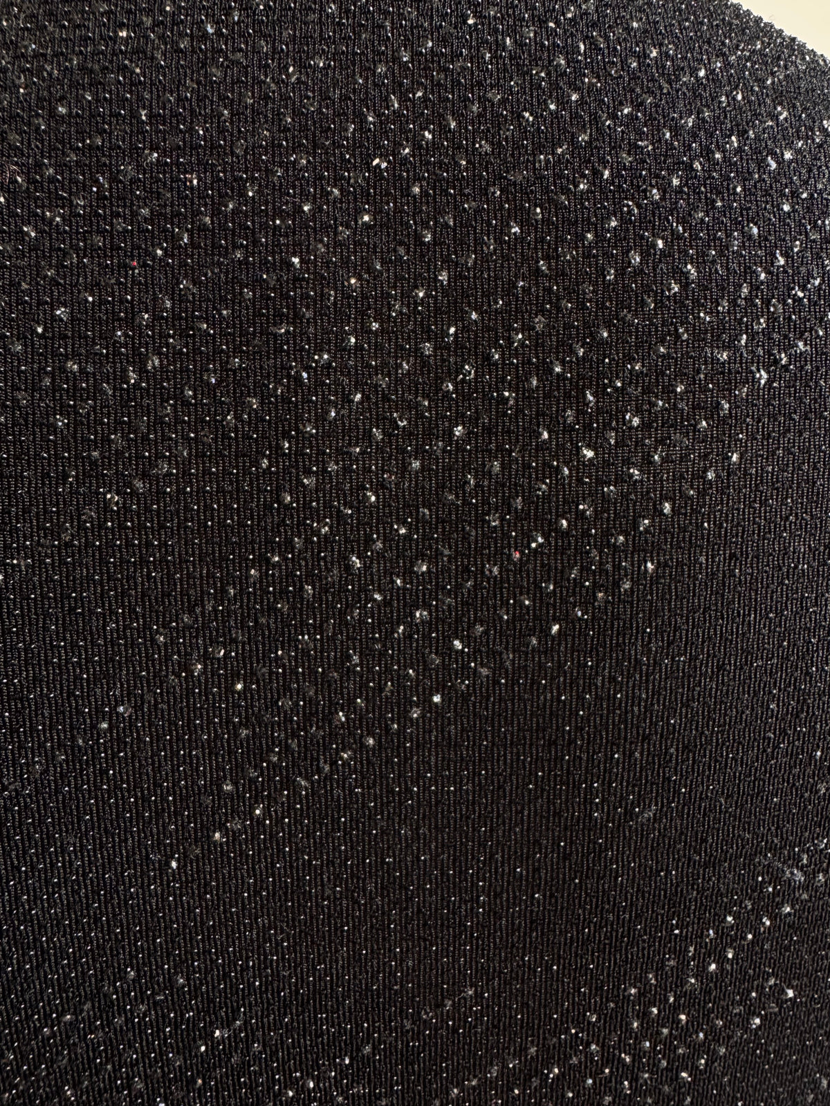 Vintage Review Black Sparkly Sleeveless Top - size 8
