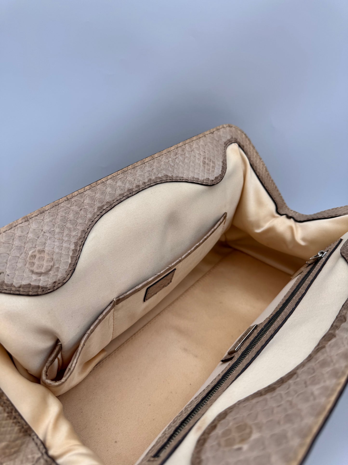 Vintage Gianni Versace Python Handbag