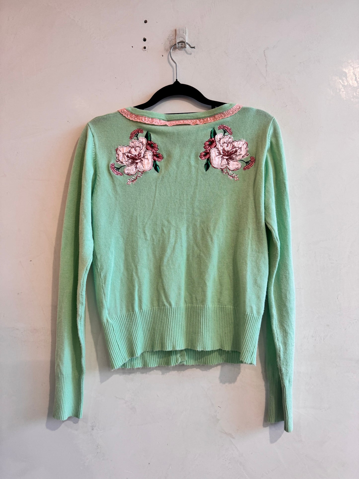 Voodoo Vixen green cardigan - size M