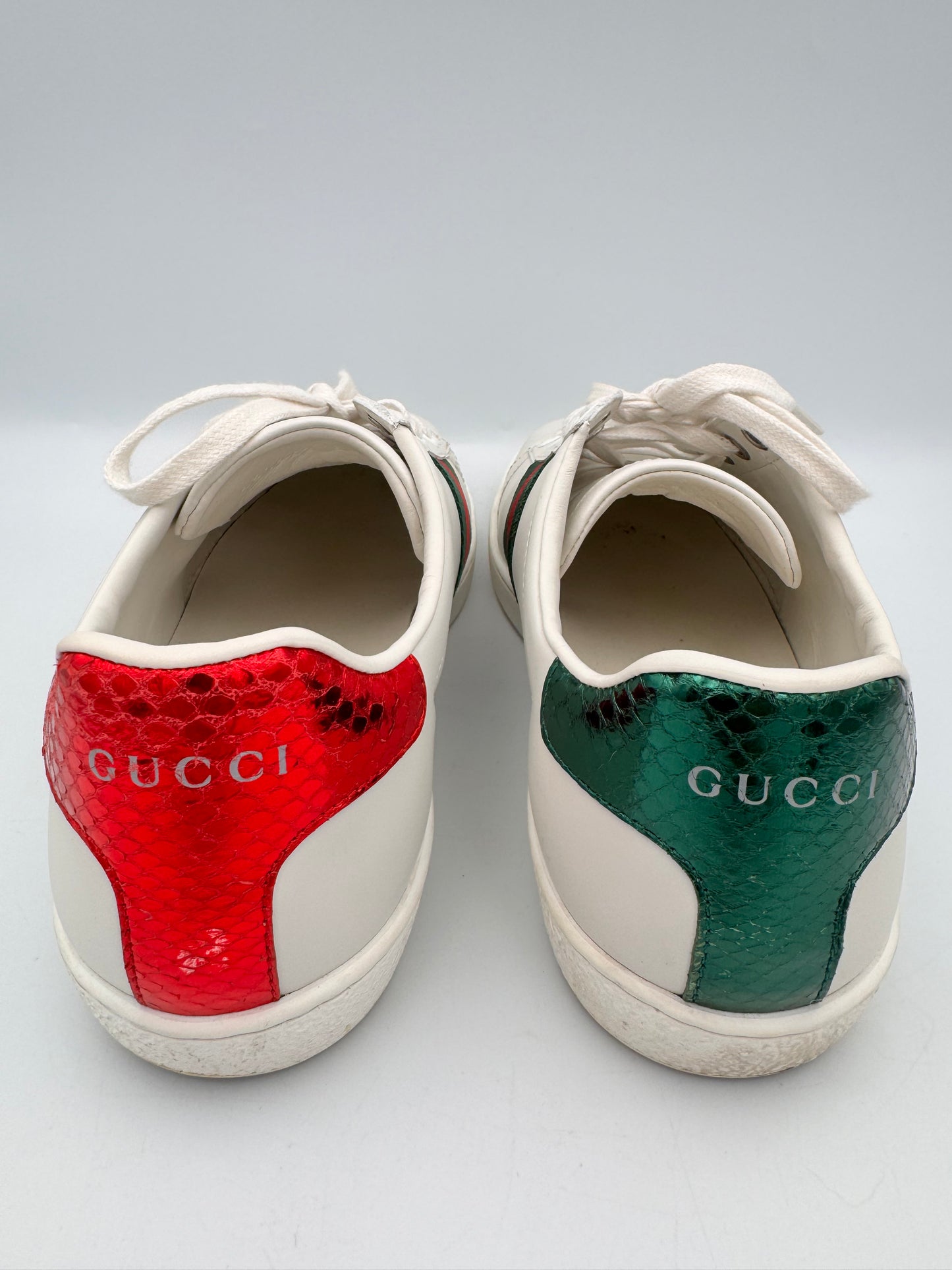 GUCCI Ace Trainer White Size 38 comes with Full Set