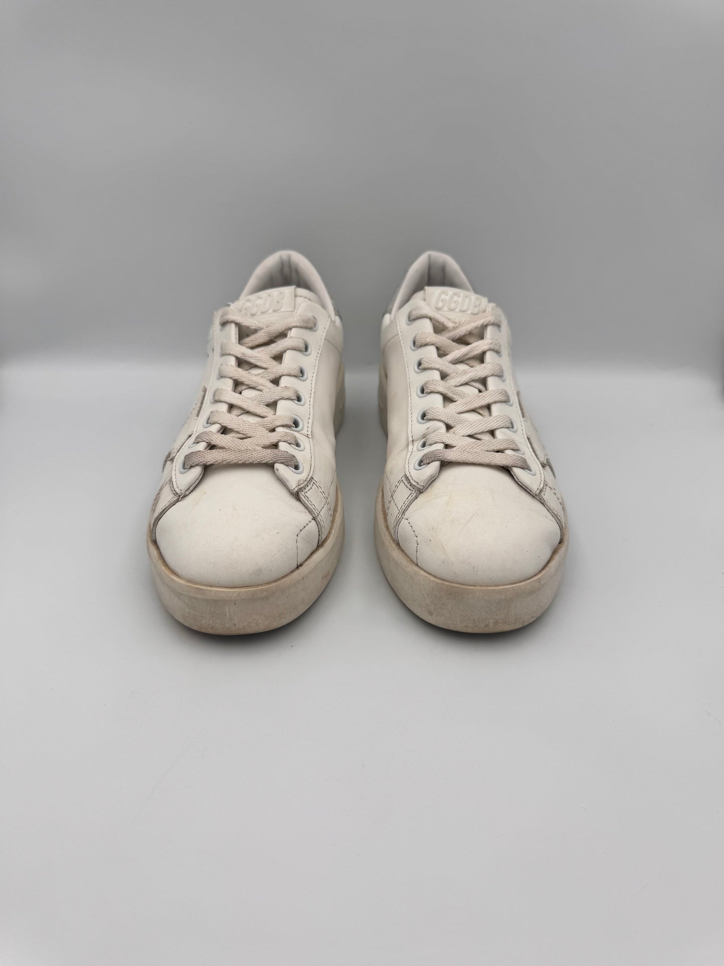 Golden Goose Silver Sneakers Size 39