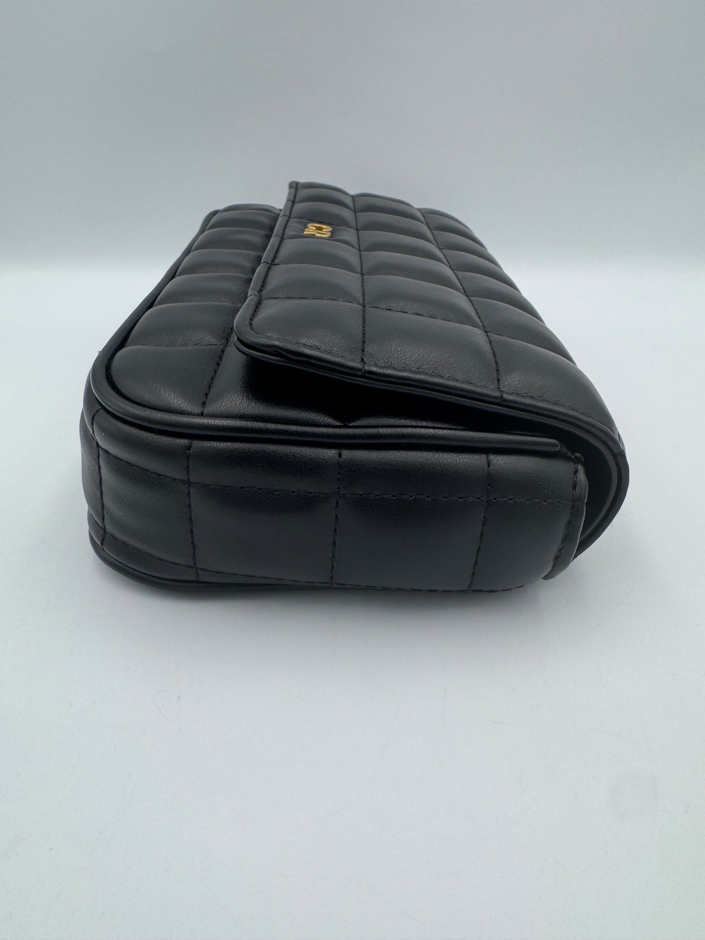 Country Road Black Quilted Crossbody
