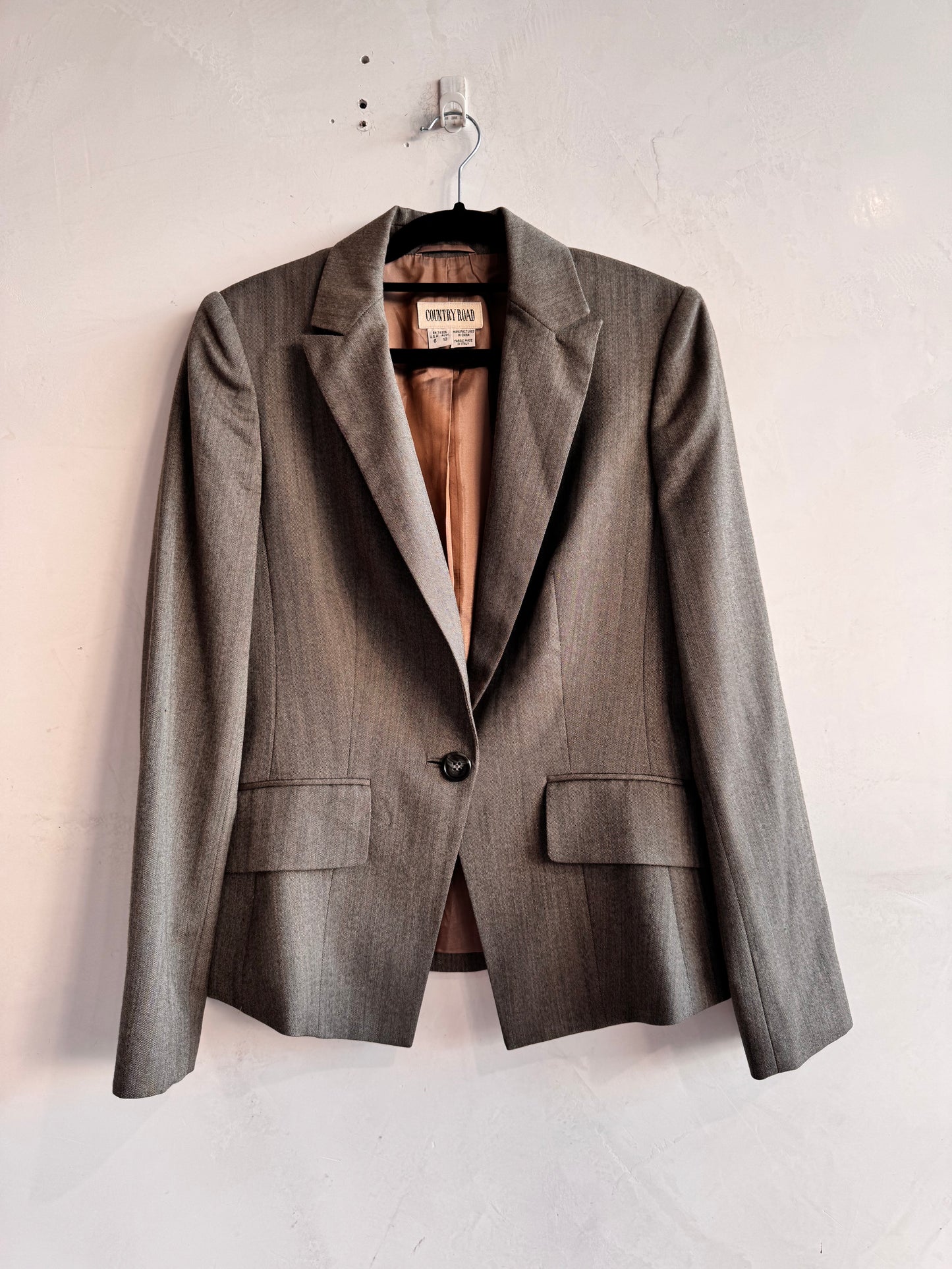 Vintage Country Road beige jacket - size 10