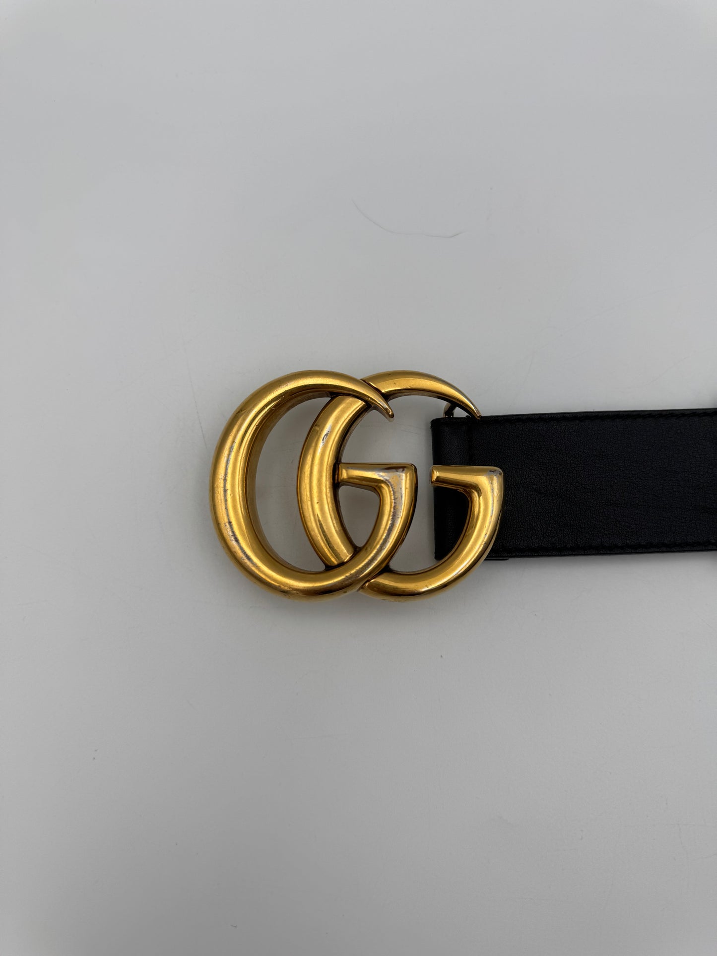 GUCCI Marmont 4cm Wide Belt Size 85