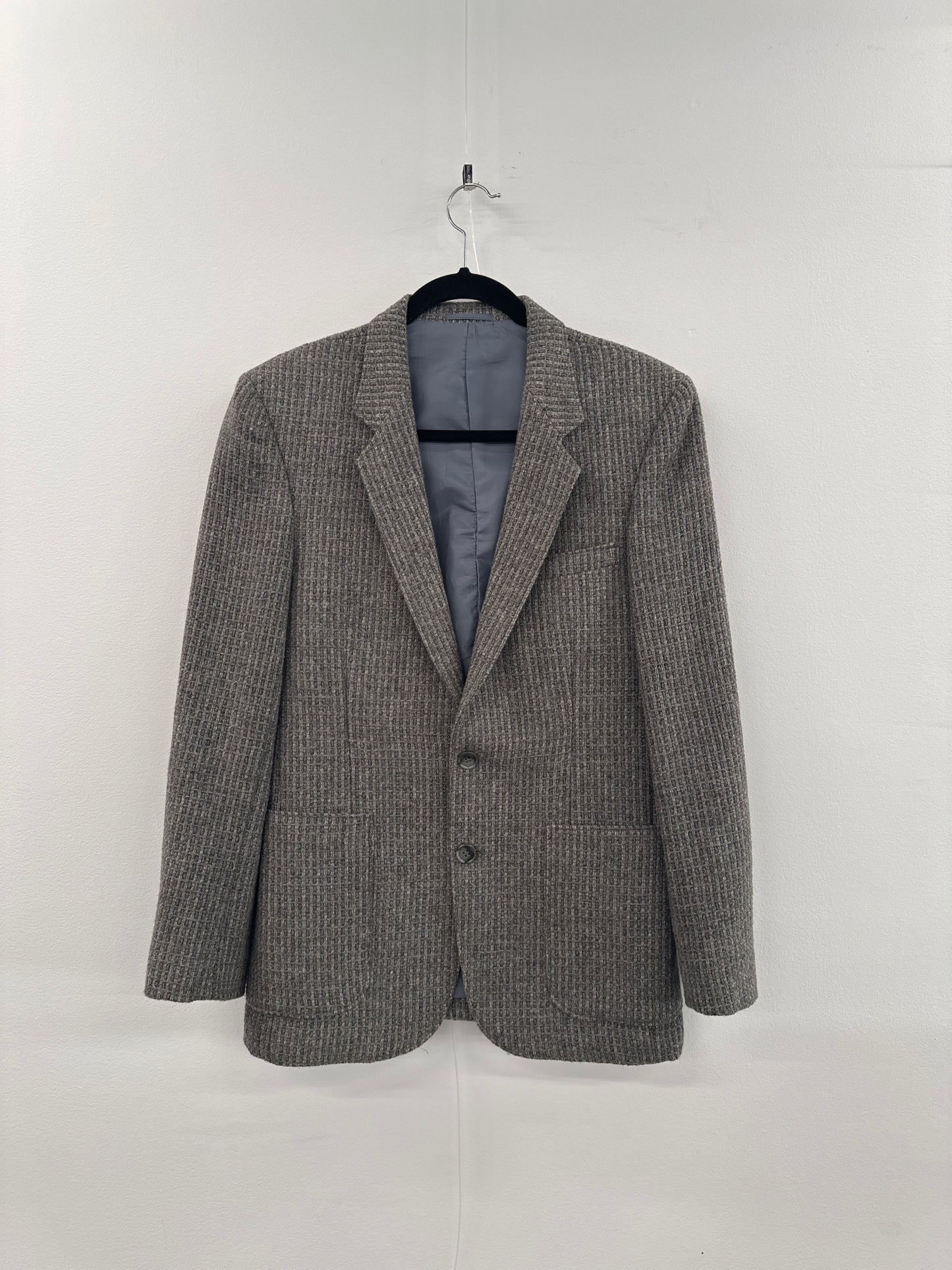 Vintage St. Martin Grey Tweed Blazer - Size 34