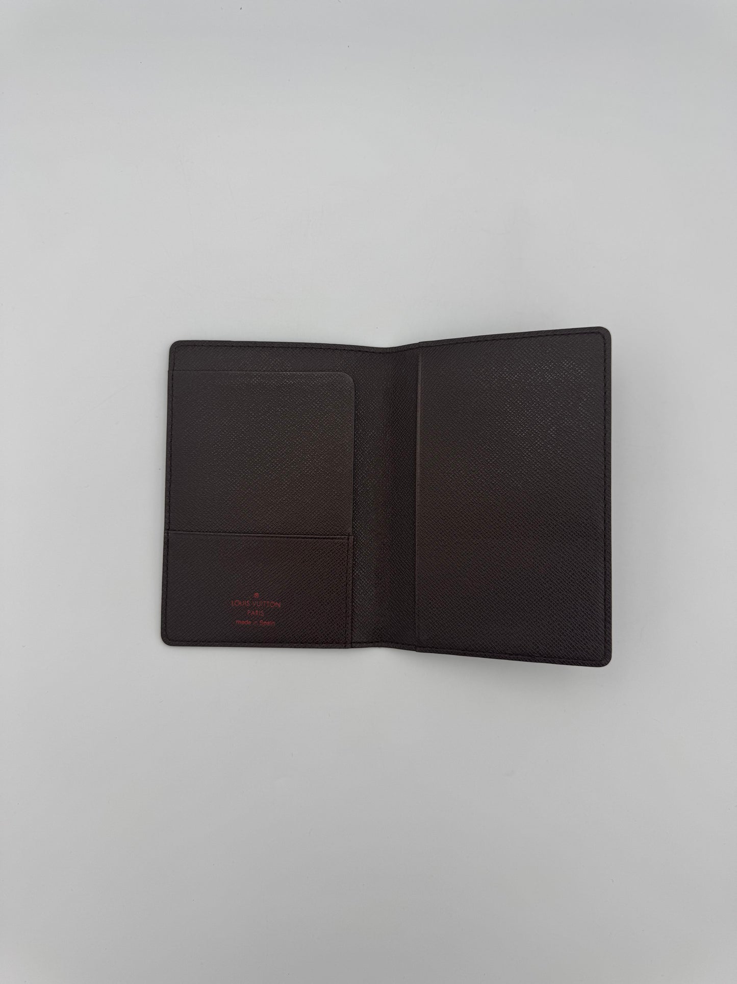 Louis Vuitton Damier Ebene Canvas Passport Cover