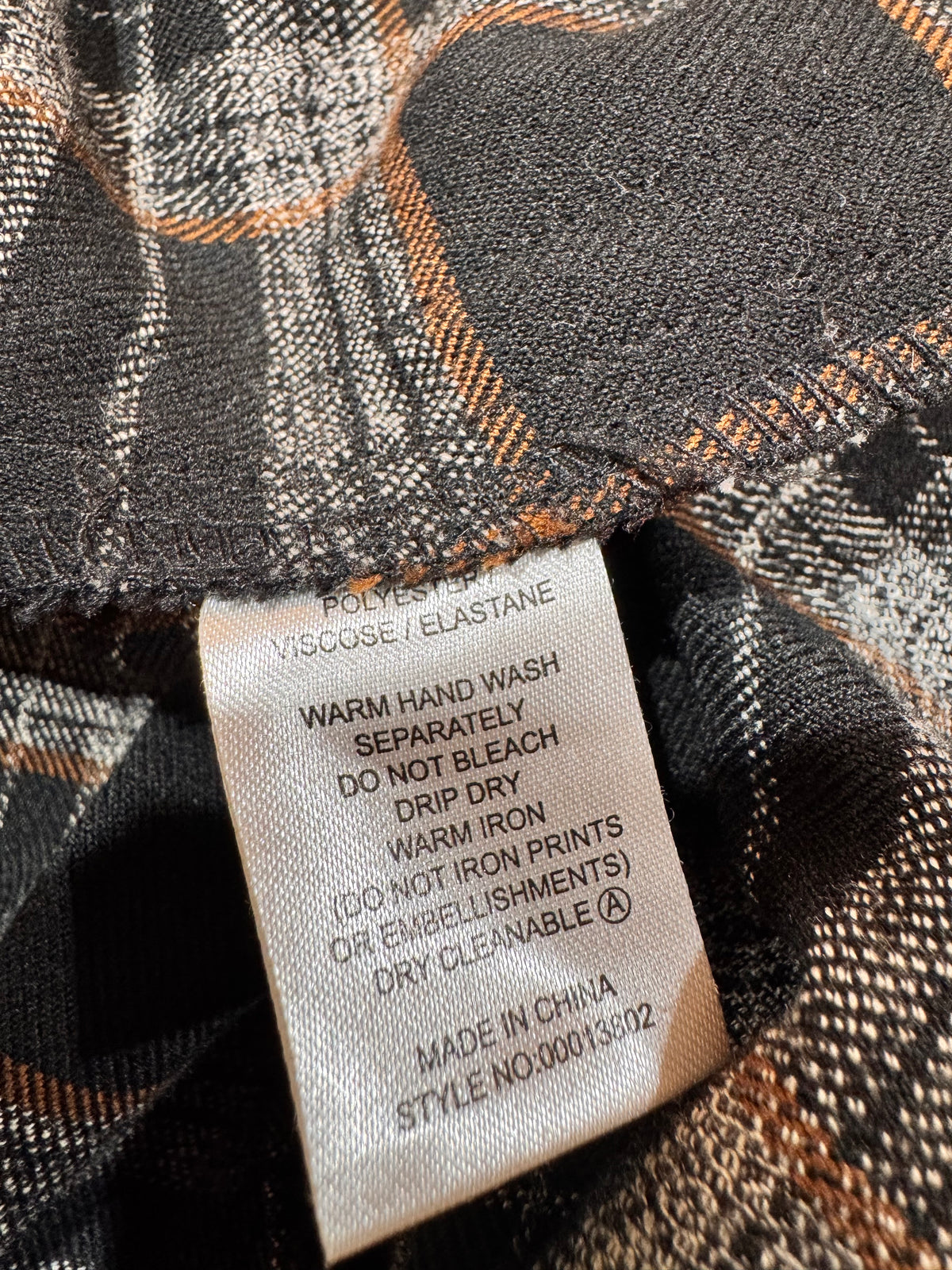Vintage Crossroads plaid skirt - size 16