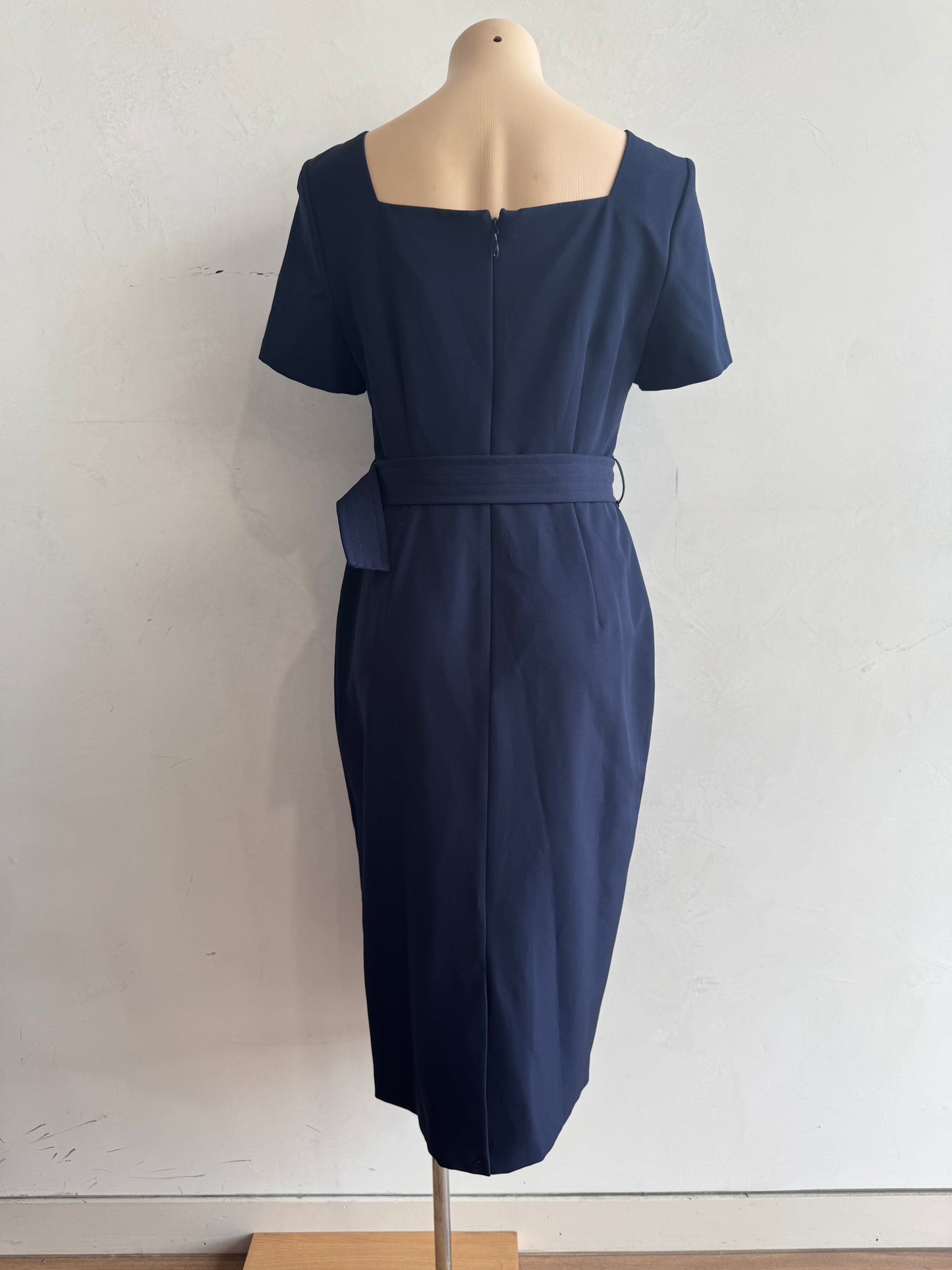 Dorothy Perkins navy dress - size 13