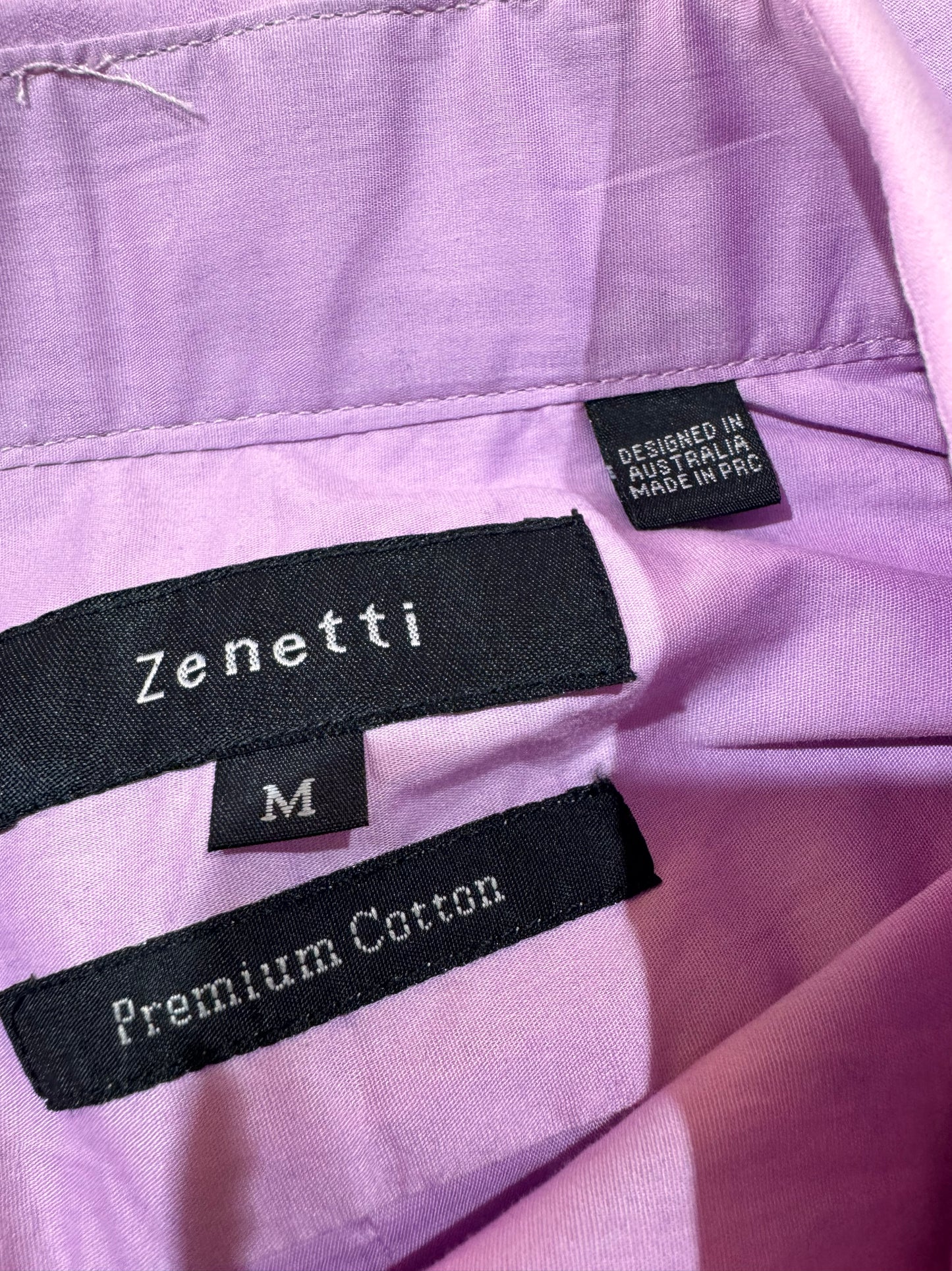 Upcycled Zenetti Lilac Tang Shirt - size L