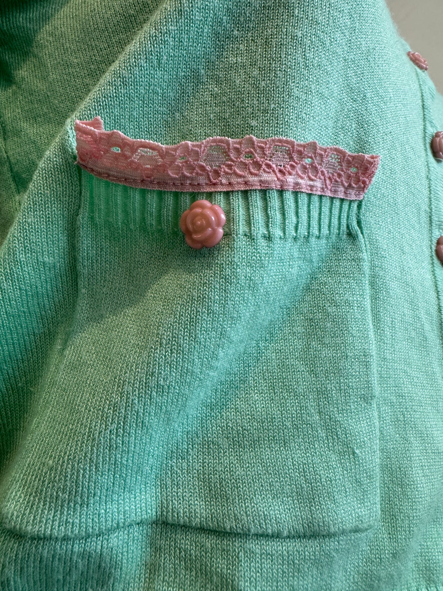 Voodoo Vixen green cardigan - size M