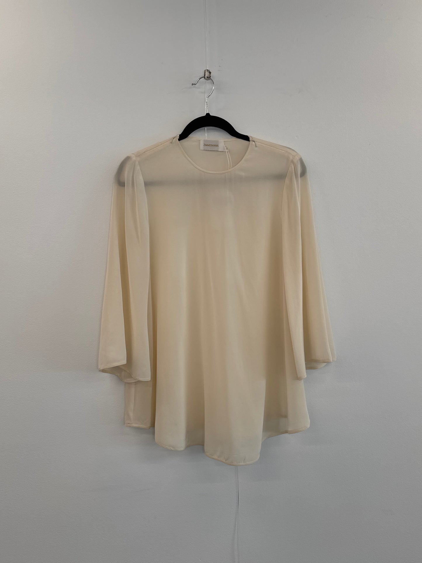 Zimmermann Ivory Silk Blouse NWT - Size 0
