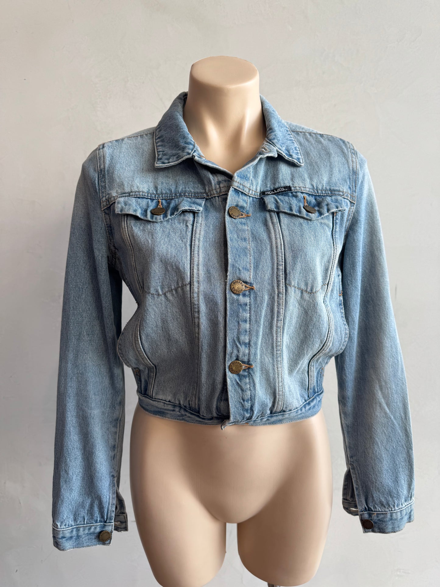 Rollas Blue Denim Jacket - size 10