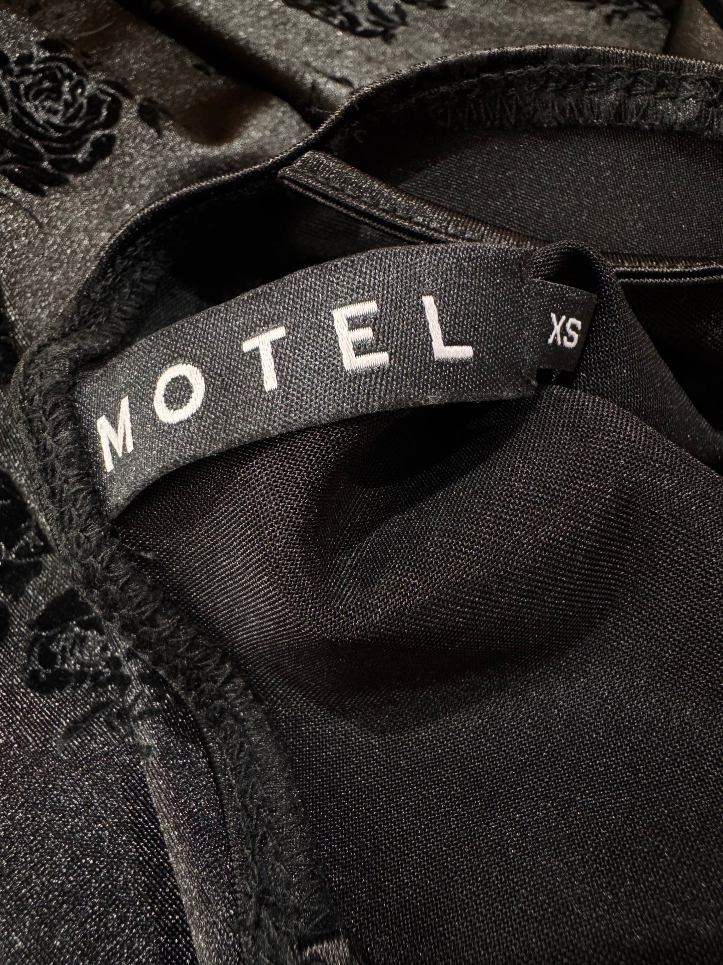 Motel Black Mini Dress - size XS