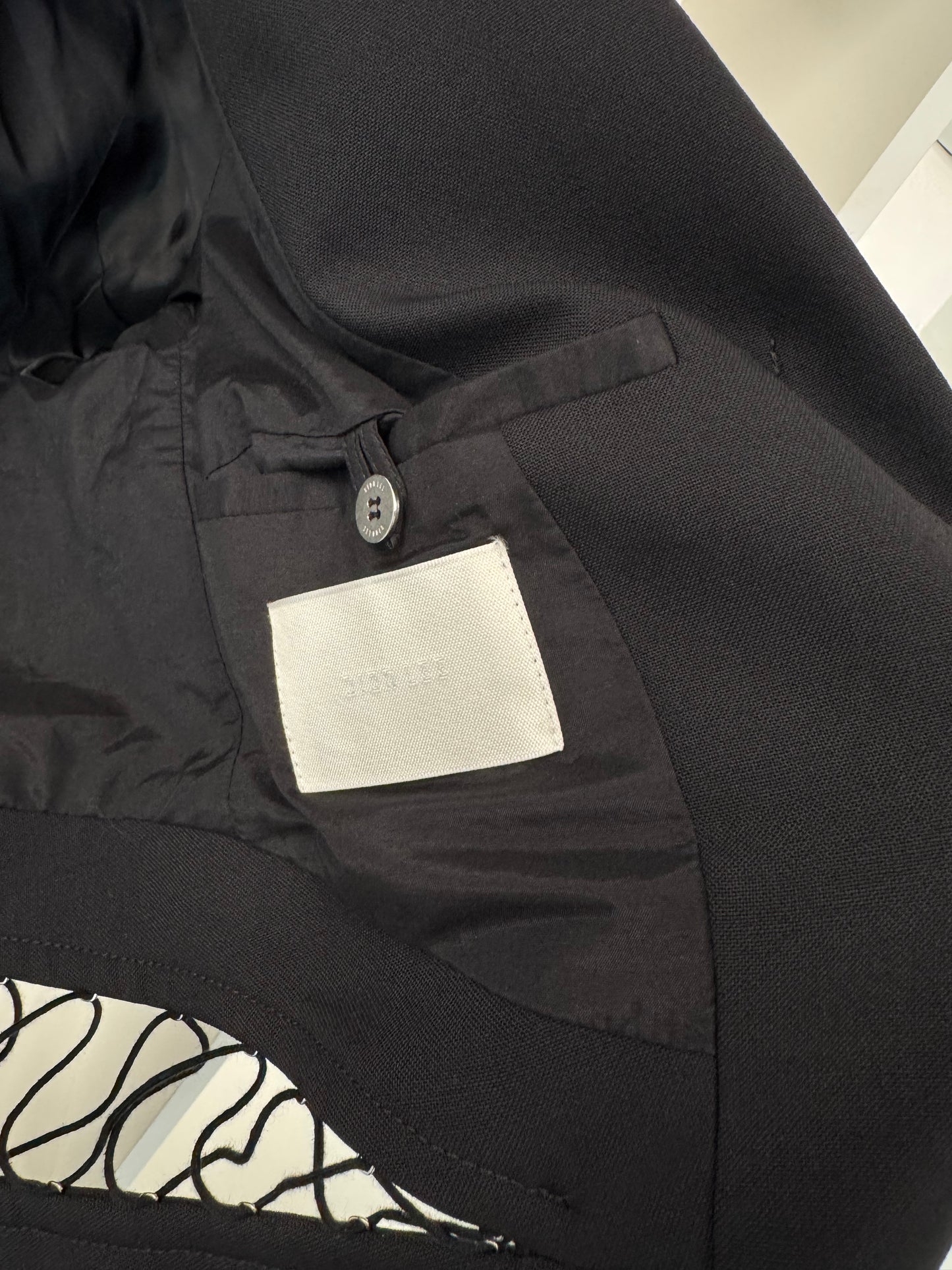 Dion Lee Black Cutout Blazer - Size S