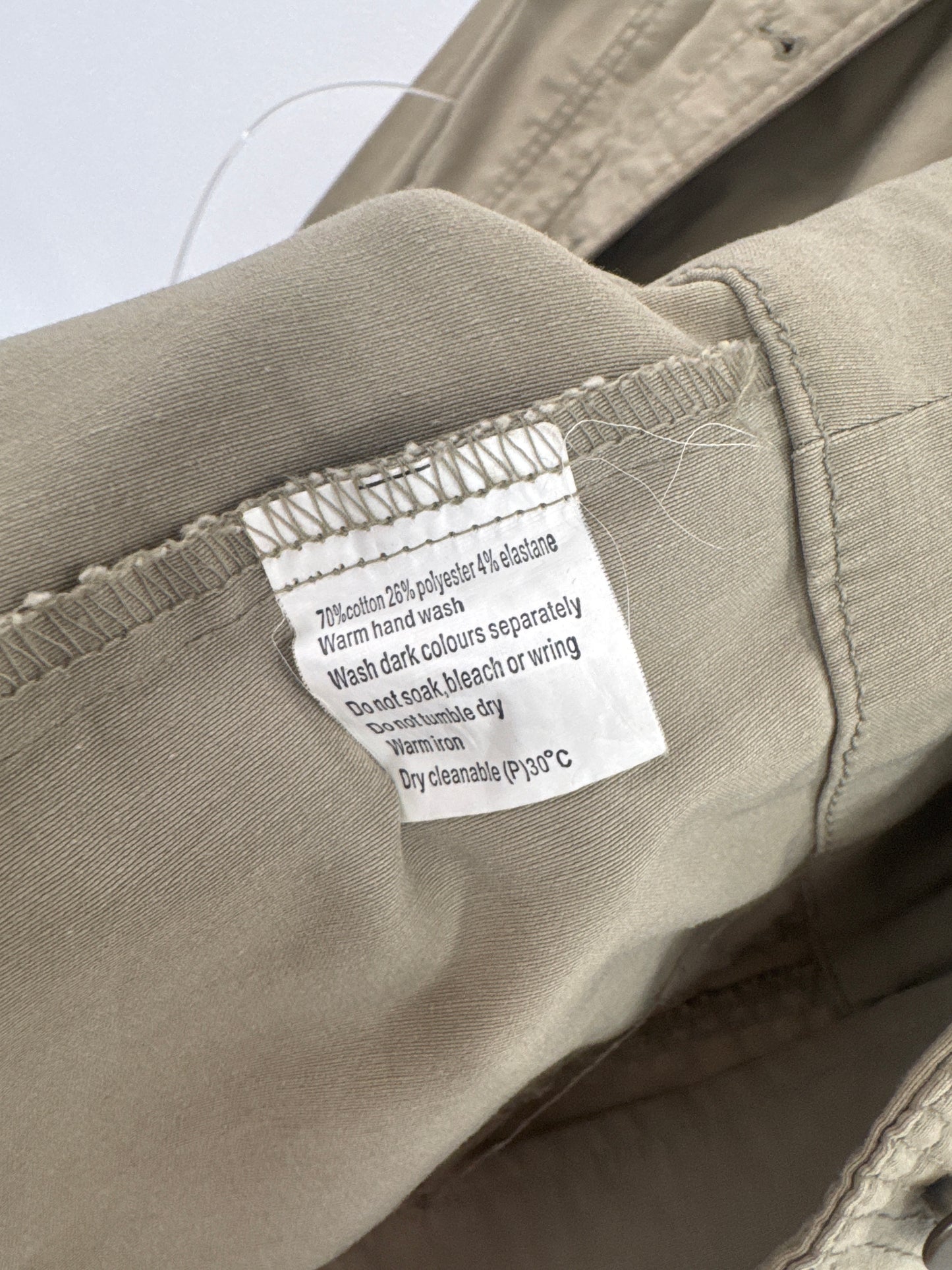 Vintage Brown Sugar Beige Jacket - Size 8