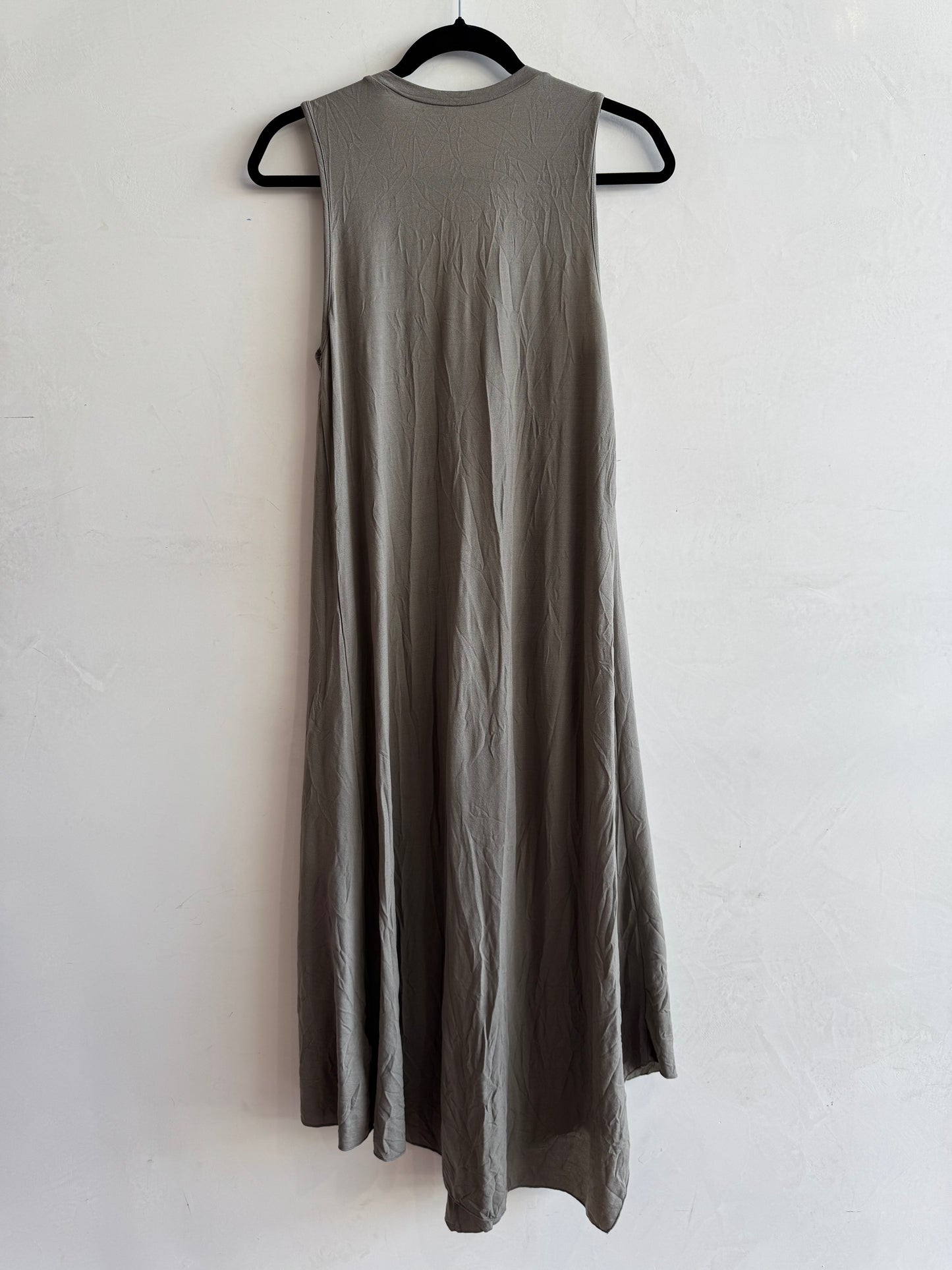 Metalicus olive sleeveless dress - size S