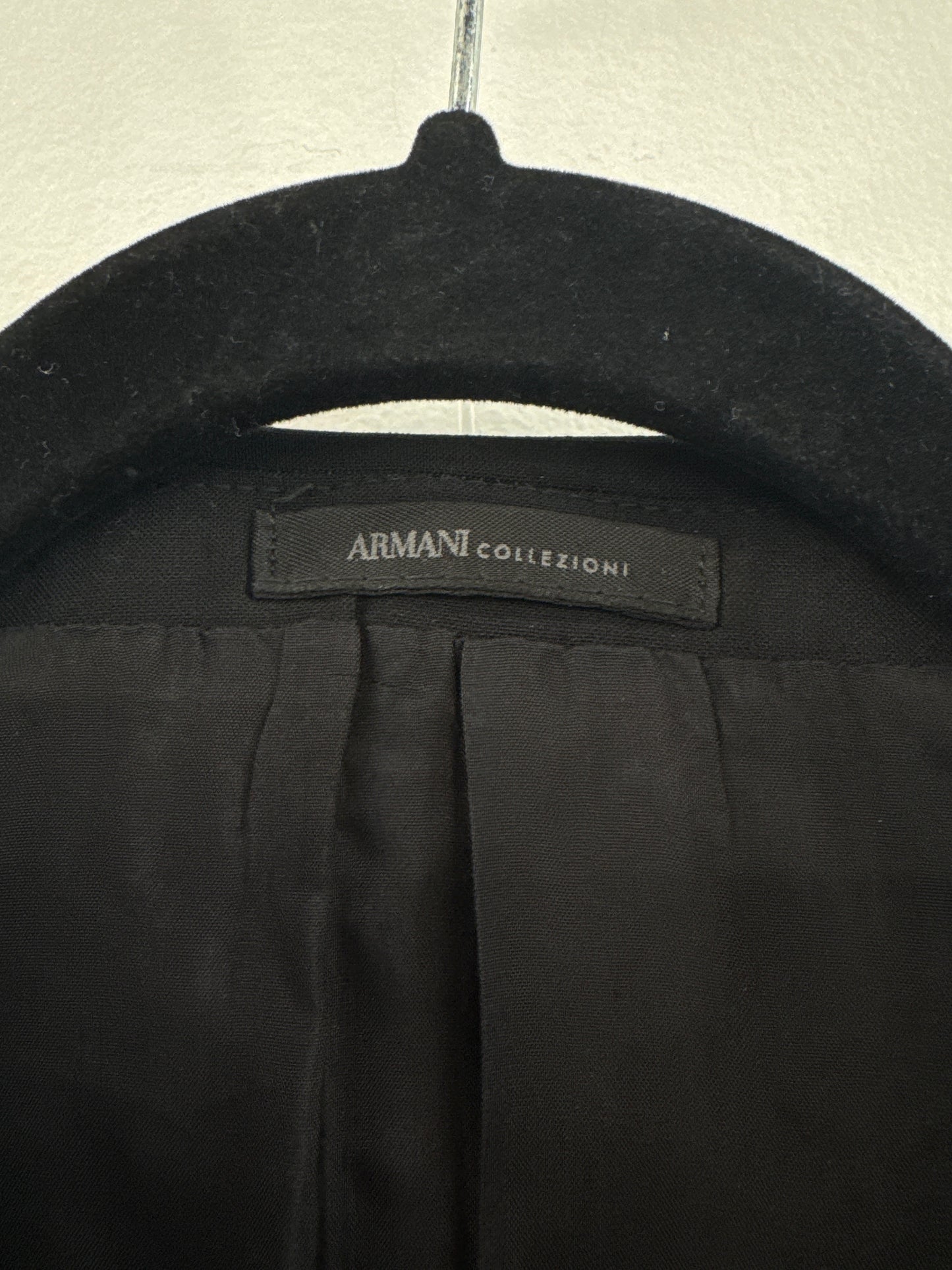 Armani Black Wool Blazer - Size L