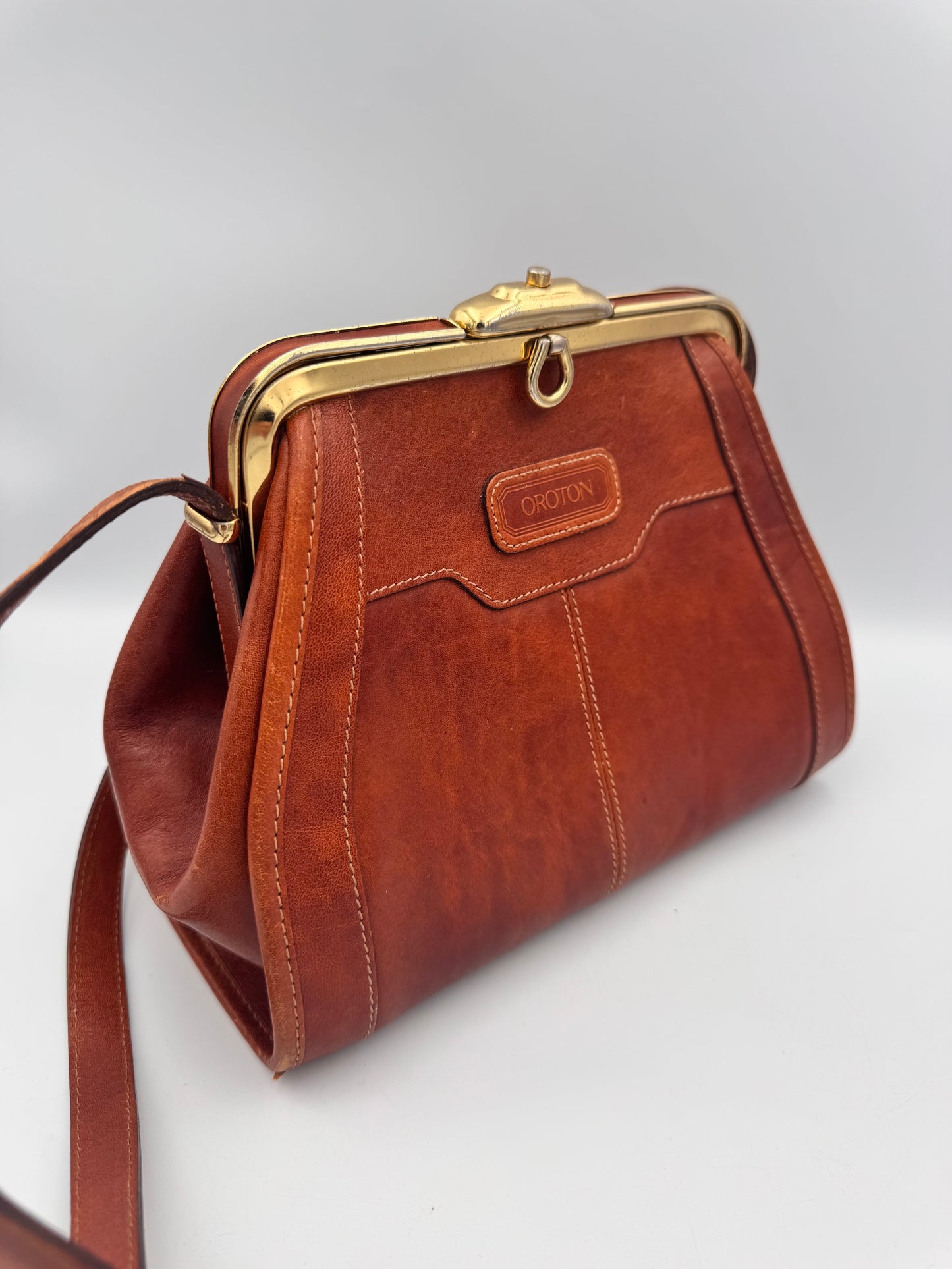 OROTON Brown Leather Bag