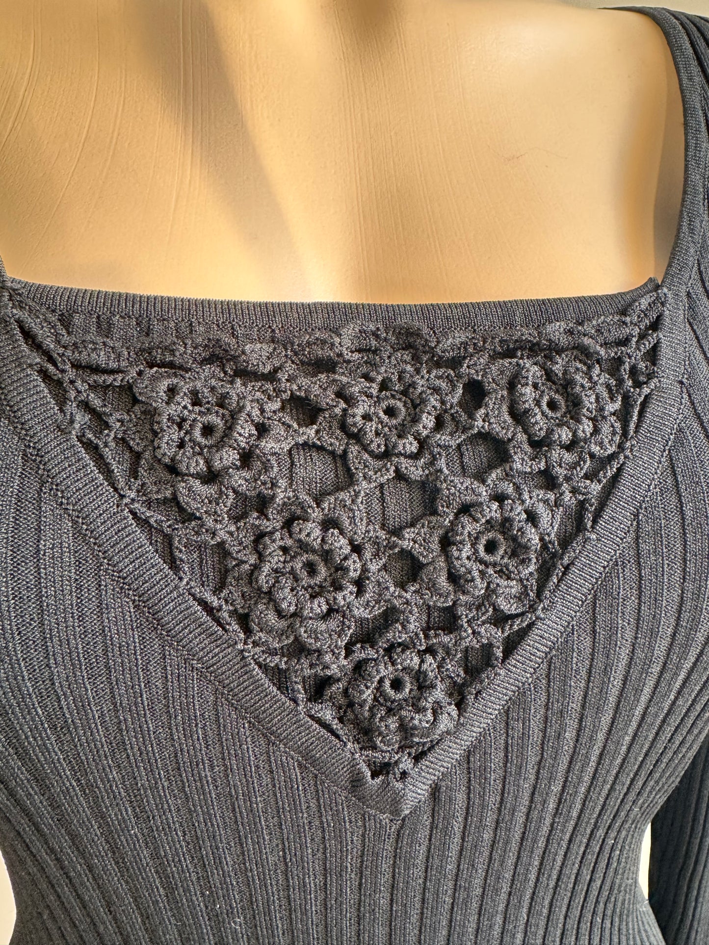 Vintage Christopher Ari Black Knit - size L