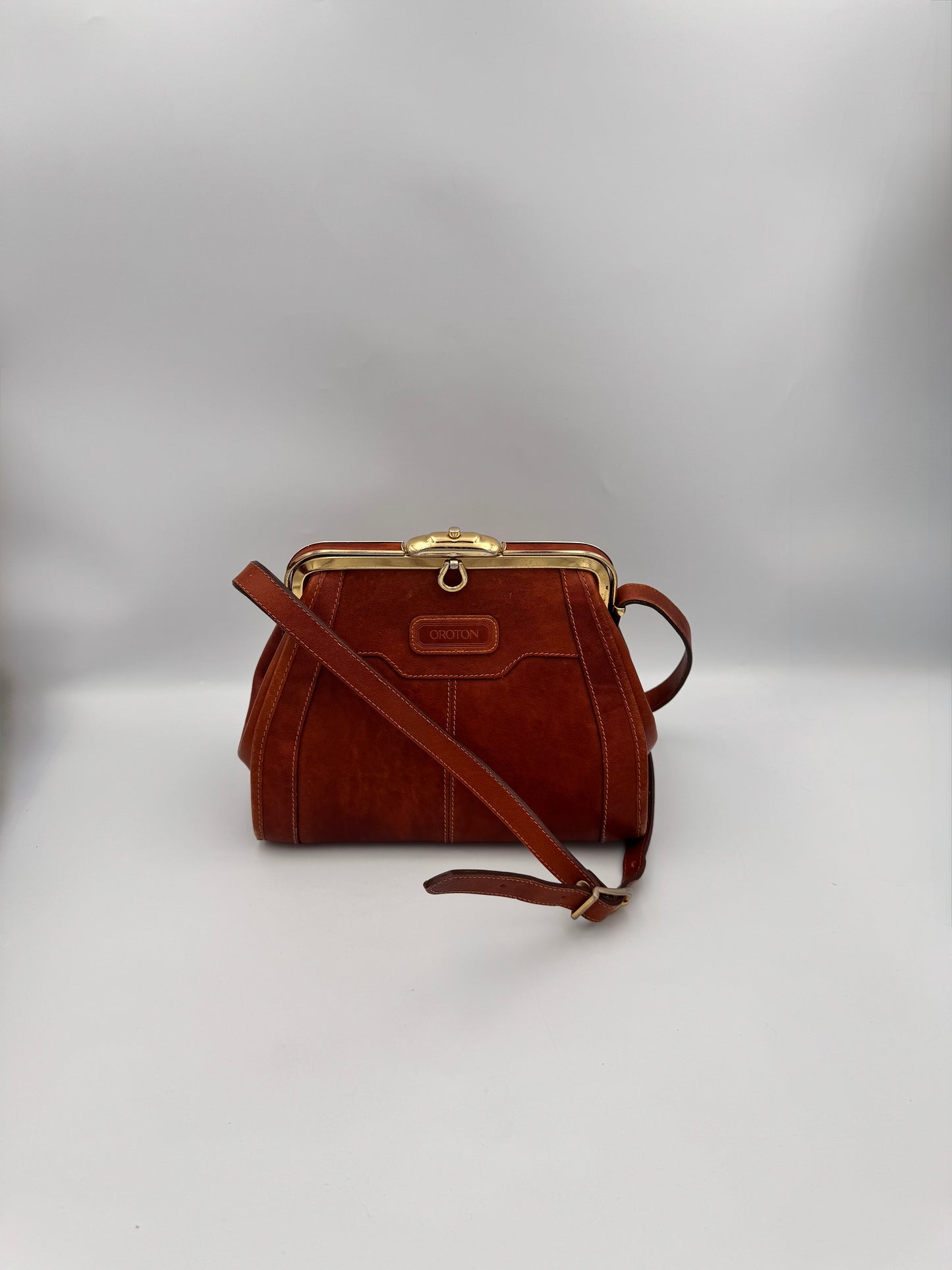 OROTON Brown Leather Bag