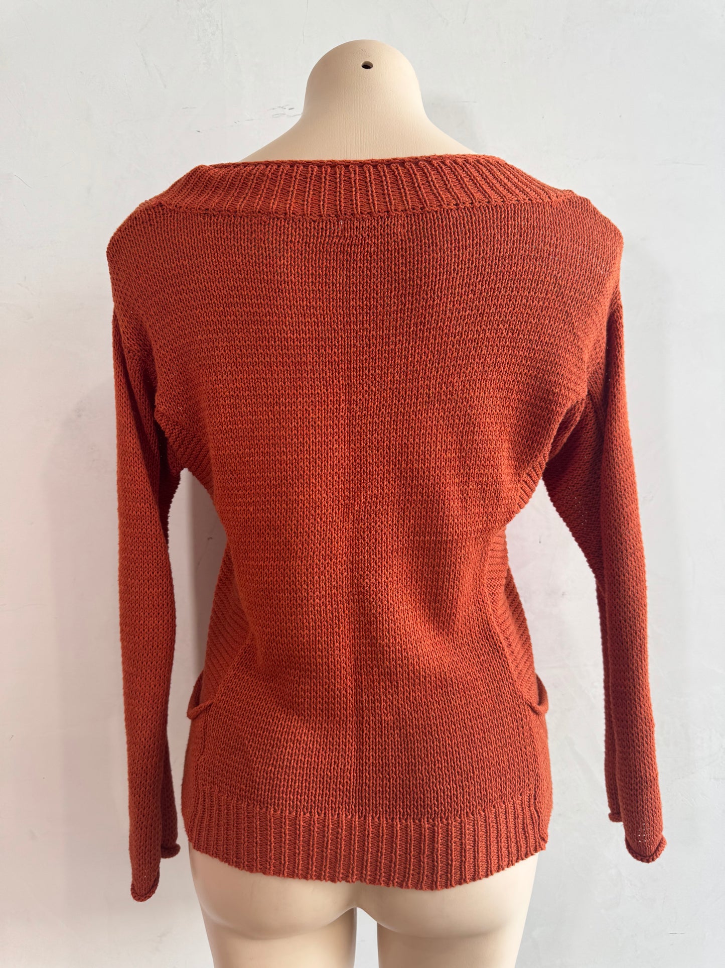 Alivegirl Rust Knit Top - size 12