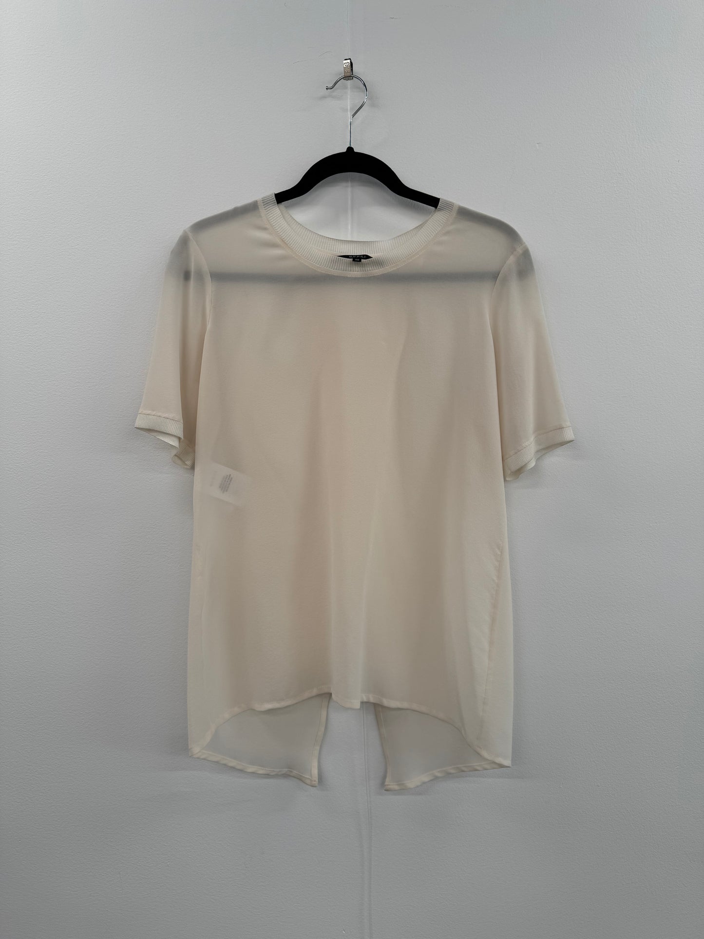 Gucci Ivory Silk Top Sz 40