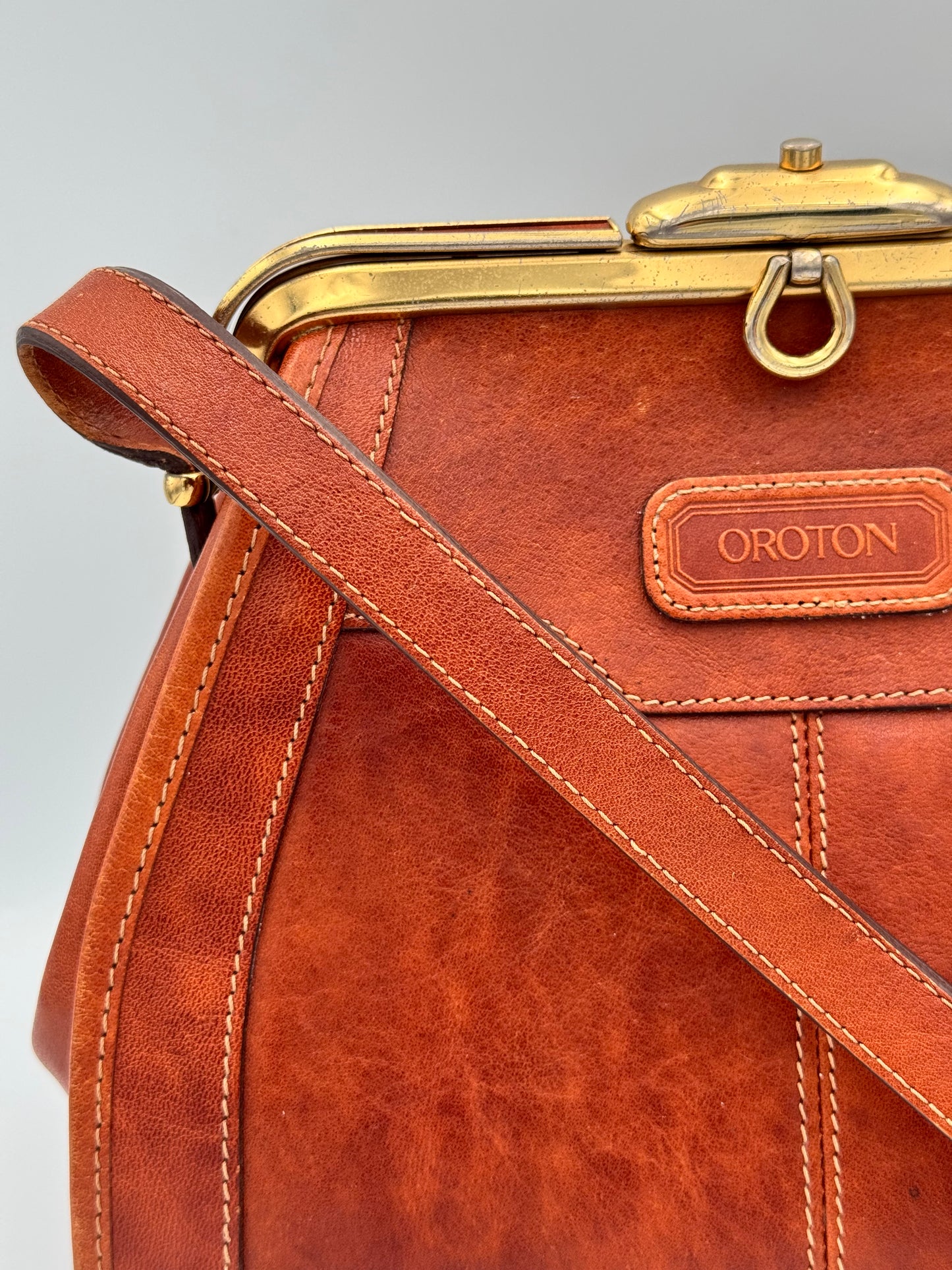 OROTON Brown Leather Bag