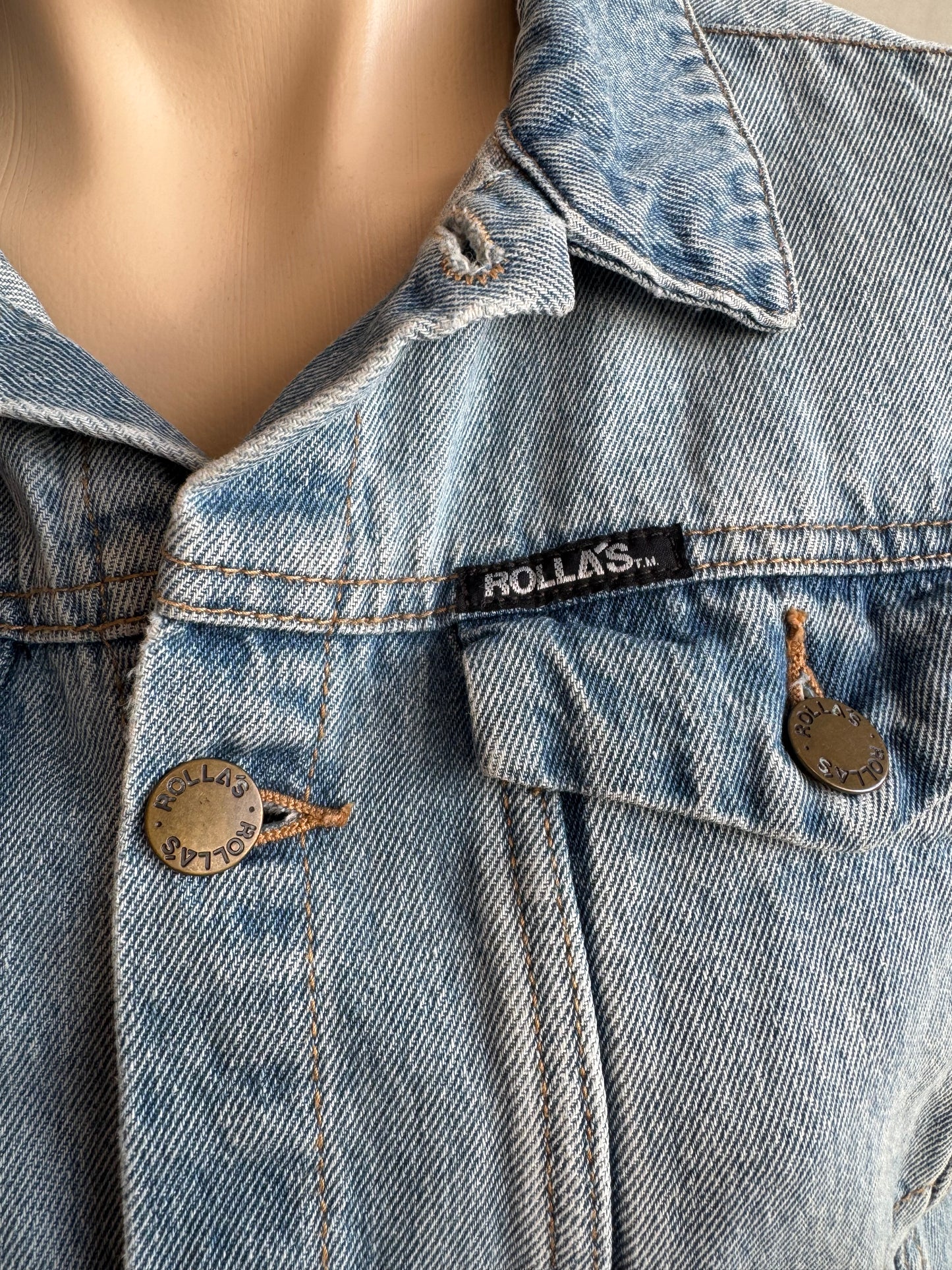 Rollas Blue Denim Jacket - size 10