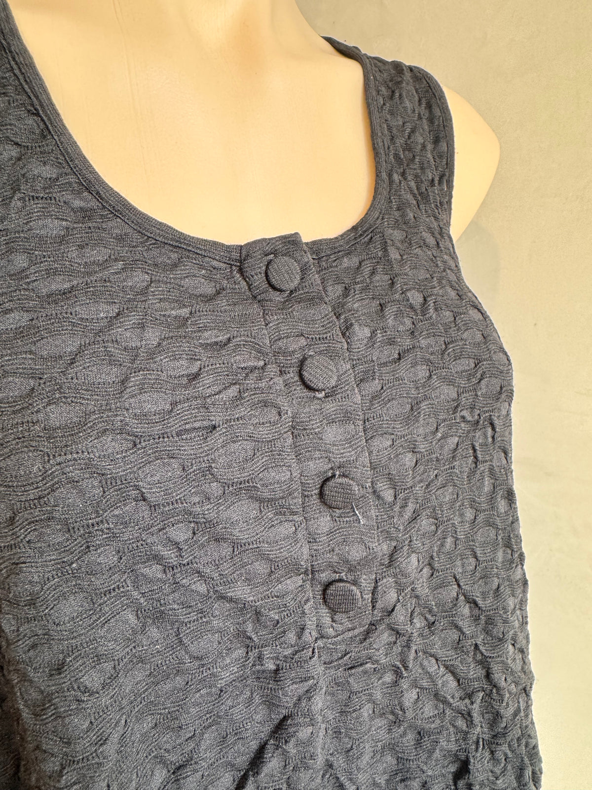 Metalicus black sleeveless crop top - tall