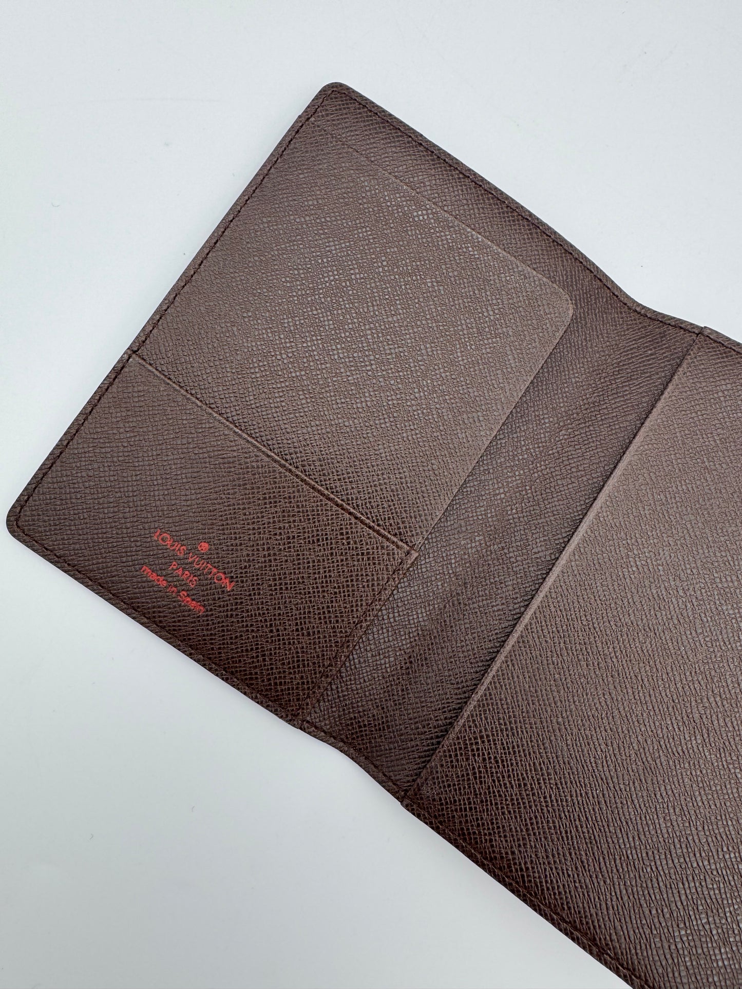 Louis Vuitton Damier Ebene Canvas Passport Cover