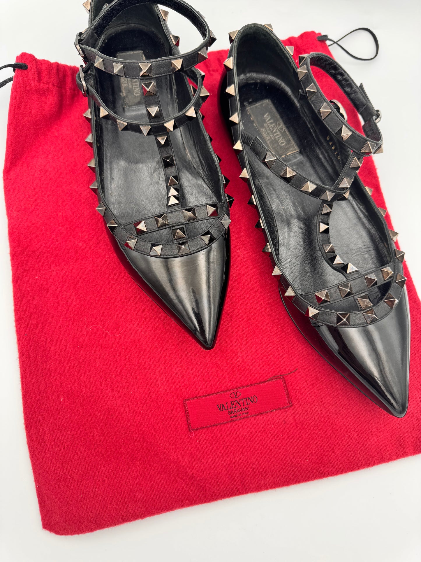 Valentino Studded Flats Size 39.5