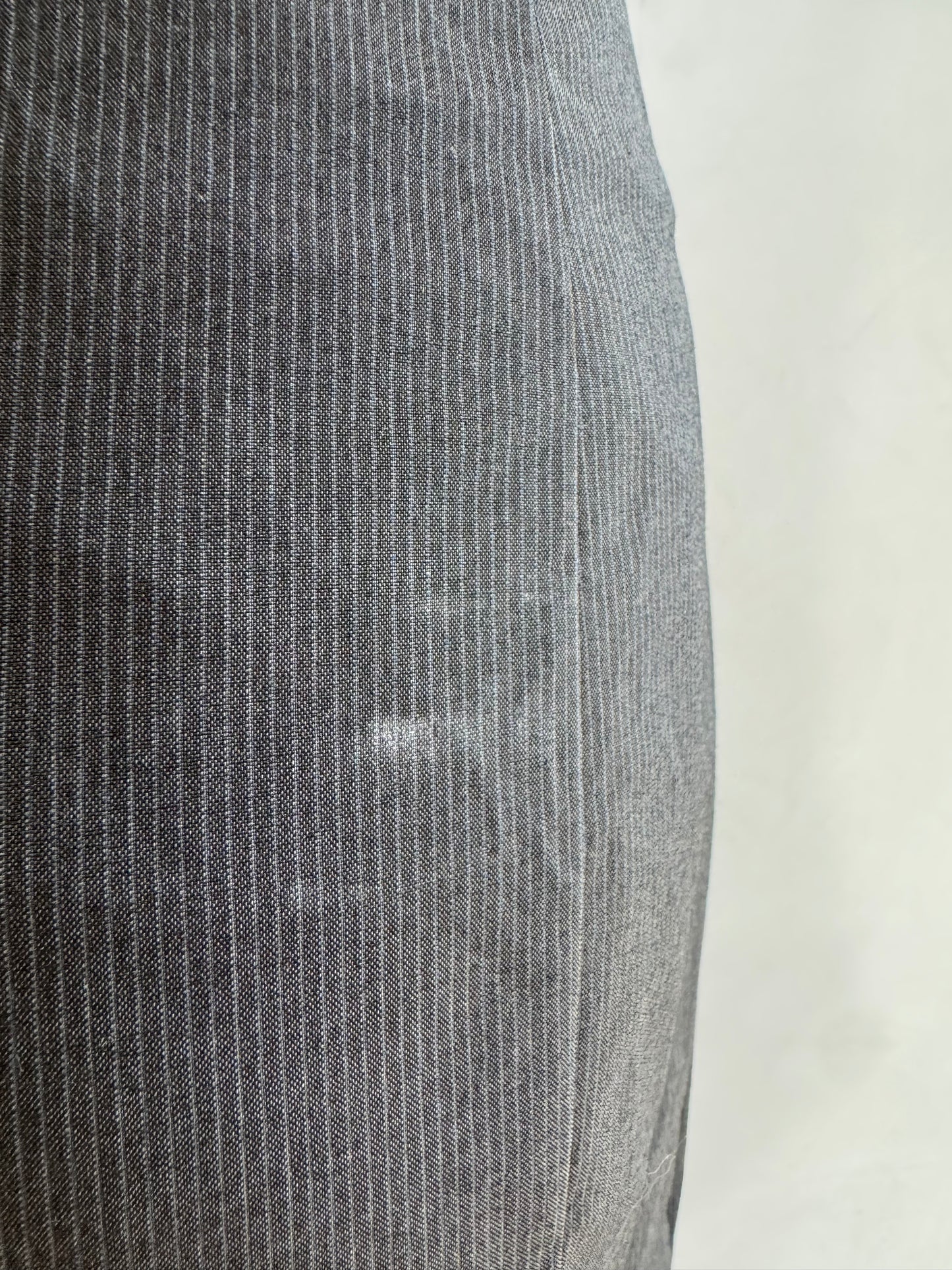 Vintage Cue Pinstripe Skirt - size 12