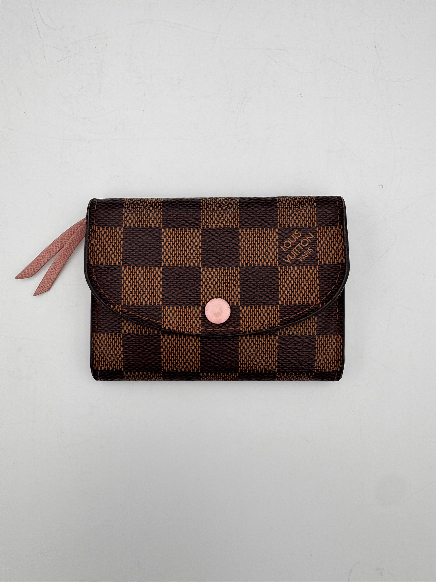 LOUIS VUITTON Damier Rosalie Pink Compact Wallet