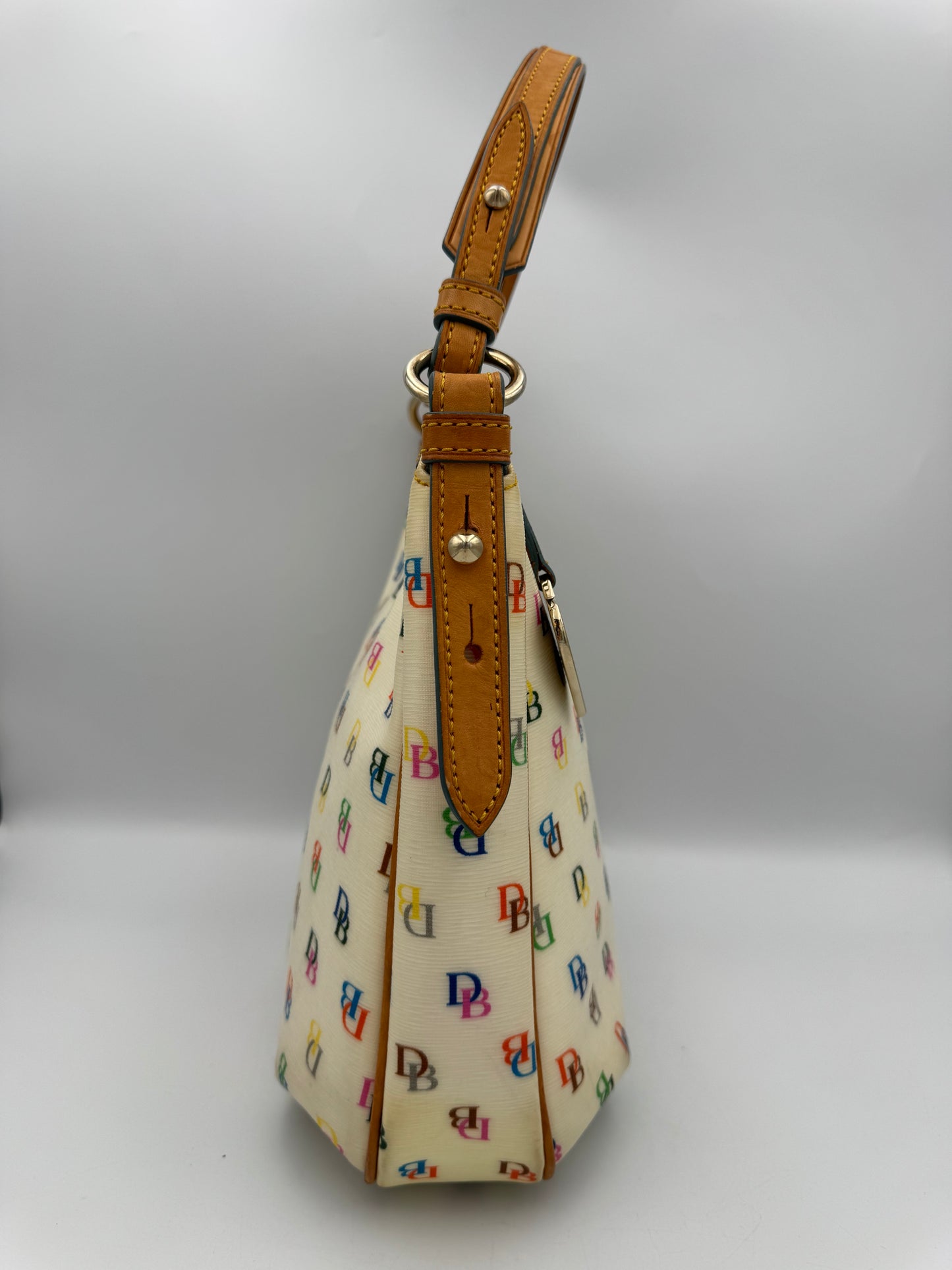 Vintage Dooney & Bourke monogram shoulder bag